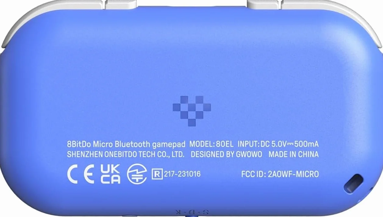 8BitDo Micro Bluetooth Gamepad Niebieski