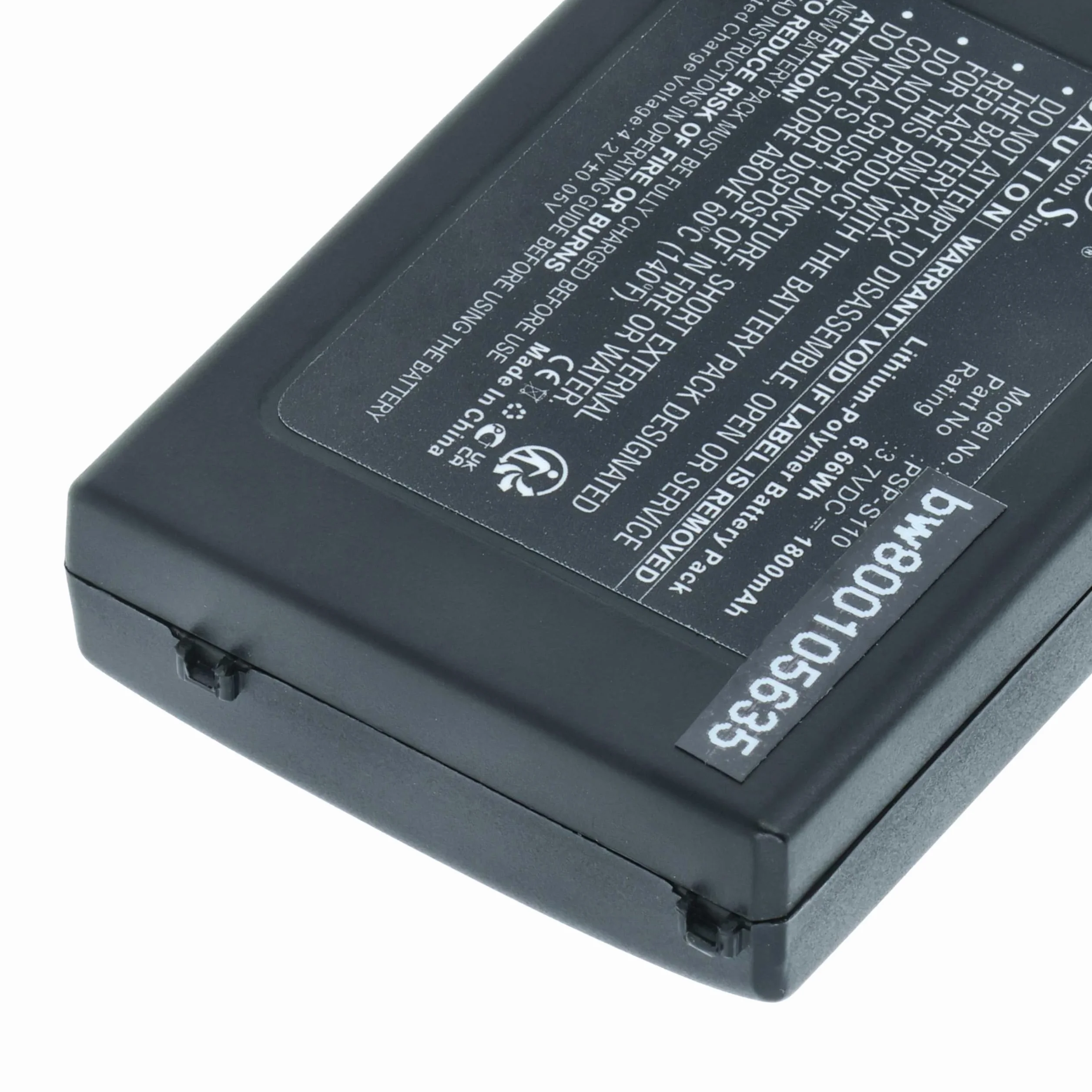 vhbw Bateria kompatybilny z Sony Brite PSP-3000, PSP-3001, PSP-3002, PSP-3004 konsola do gier (1800 mAh, 3,7 V, litowo-polimerowa)