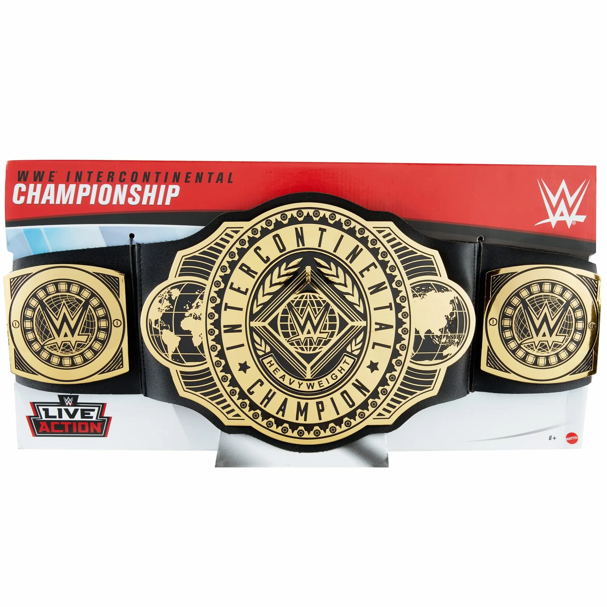 WWE GRT40 Live Action Intercontinental Championship wielokolorowe 20 cm x 1,5 cm x 100,3 cm