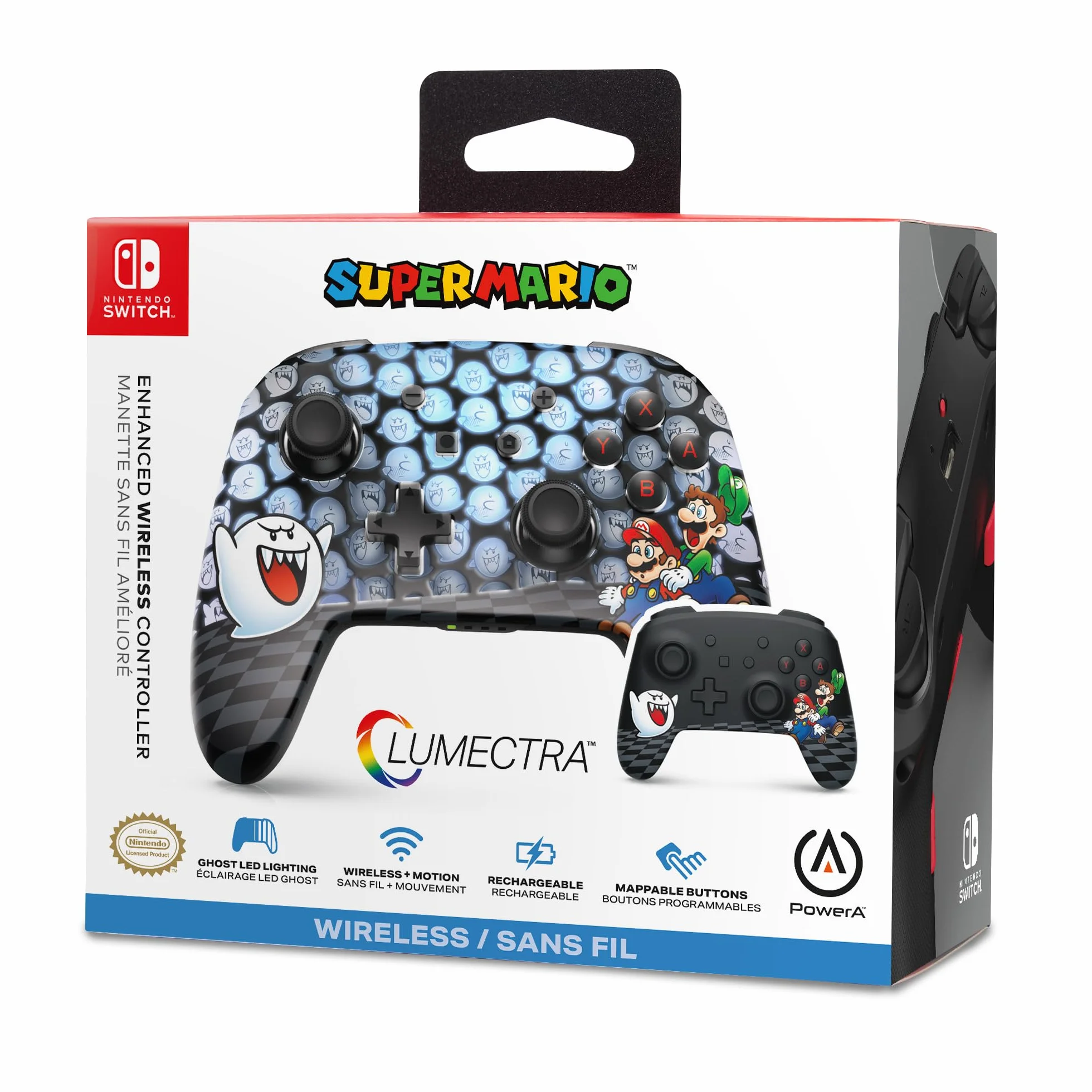 PowerA Enhanced Wireless Controller for Nintendo Switch Lumectra Peek-A-Boo