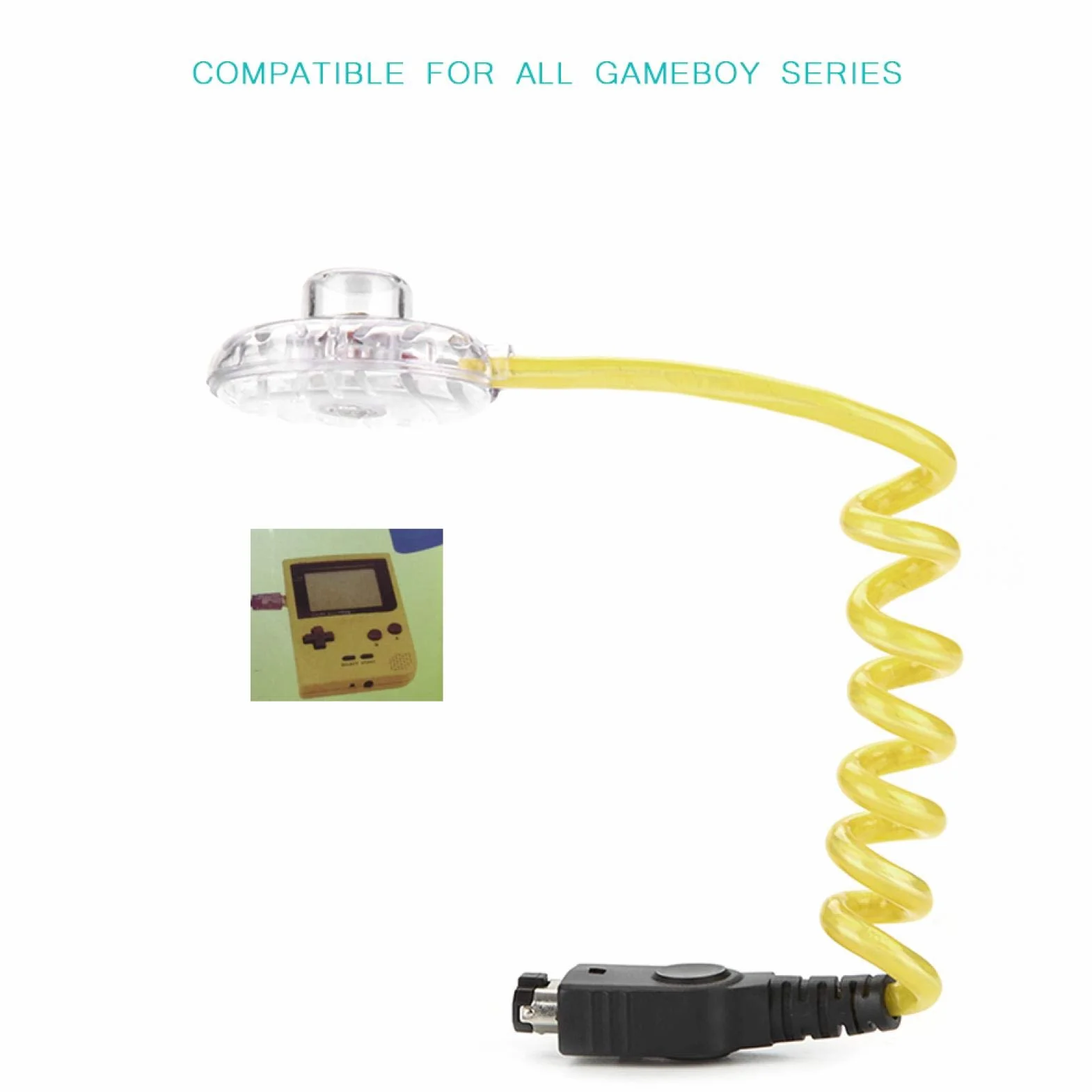 Roleta LED, przenośna lampa robocza LED białe światło źródło światła gamepad zasilanie dla Gameboy Advance