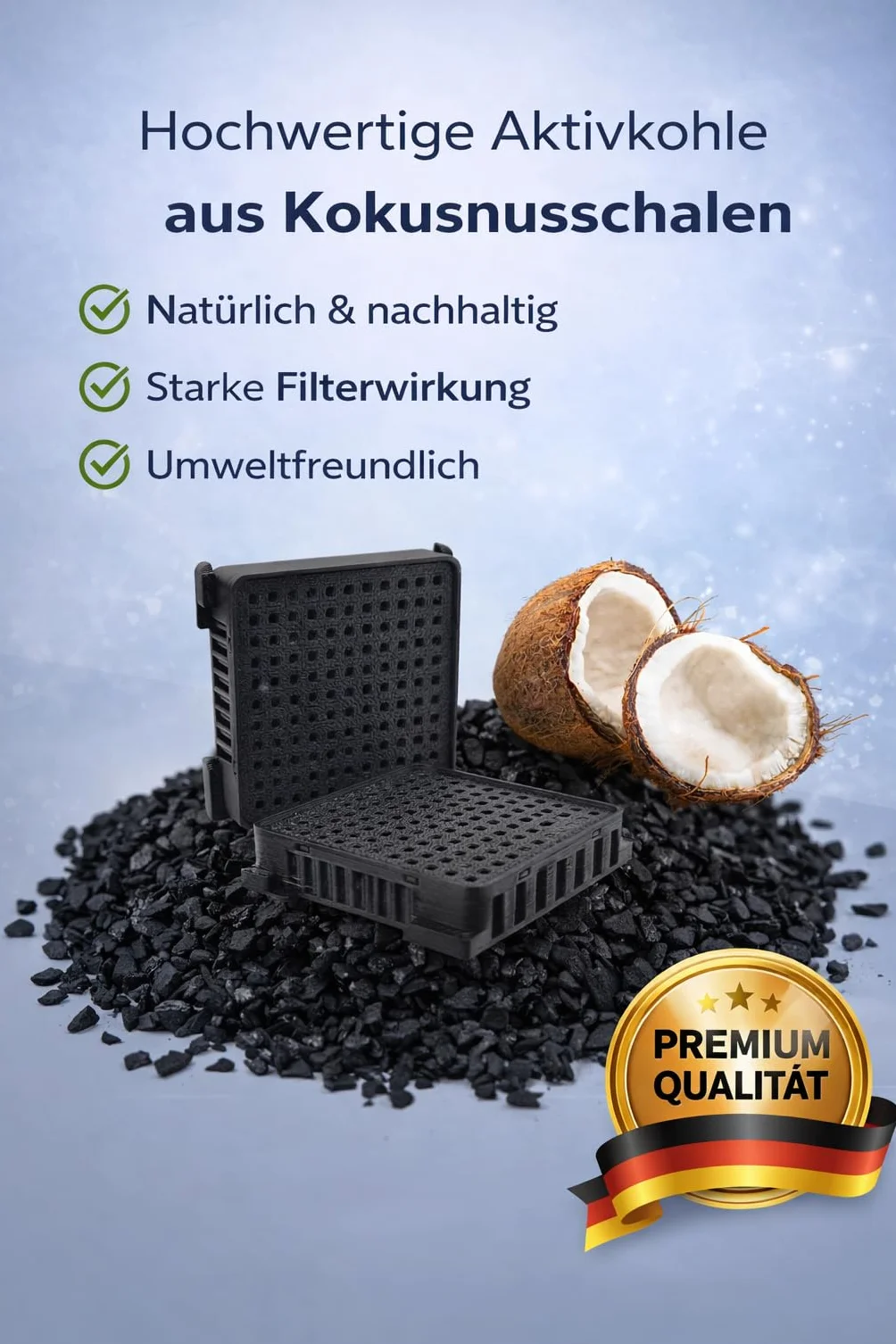 Zestaw 2 filtrów z węglem aktywnym do lodówki Liebherr 909698900 988242900 988246000 - zamiennik filtra Fresh Air, neutralizator zapachów, filtr powietrza do lodówko-zamrażarki, czarny, 2 sztuki