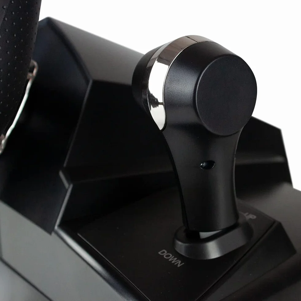 FRTEC - HURRICANE MK II Racing Wheel z pedałami i wbudowaną przekładnią sekwencyjną (kompatybilny z PlayStation 4, Playstation 3, Switch i PC)