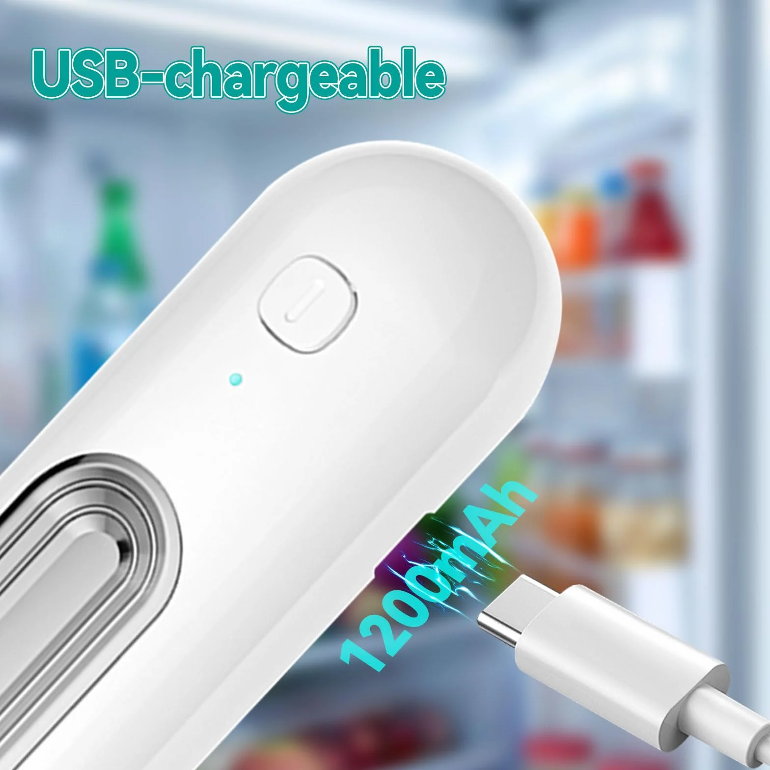 Elektryczny generator ozonu do lodówki, neutralizator zapachów 2 tryby, ładowanie USB