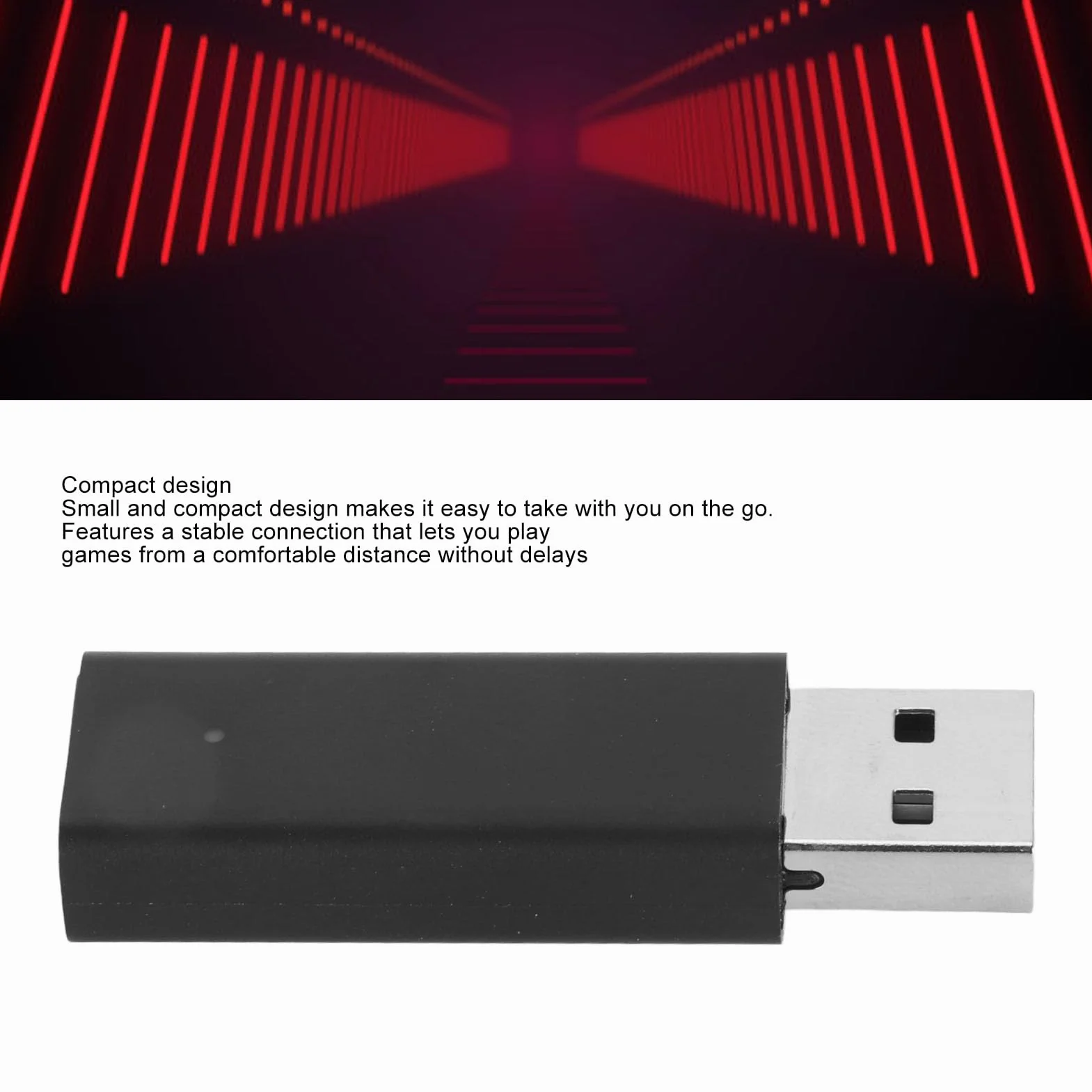 Adapter Bezprzewodowy do Konsoli Xbox, Adapter Bluetooth z Oryginalnym Układem Scalonym, do 7/8/10/11, Kompatybilny z One X S, Series i Kontrolerem Elite