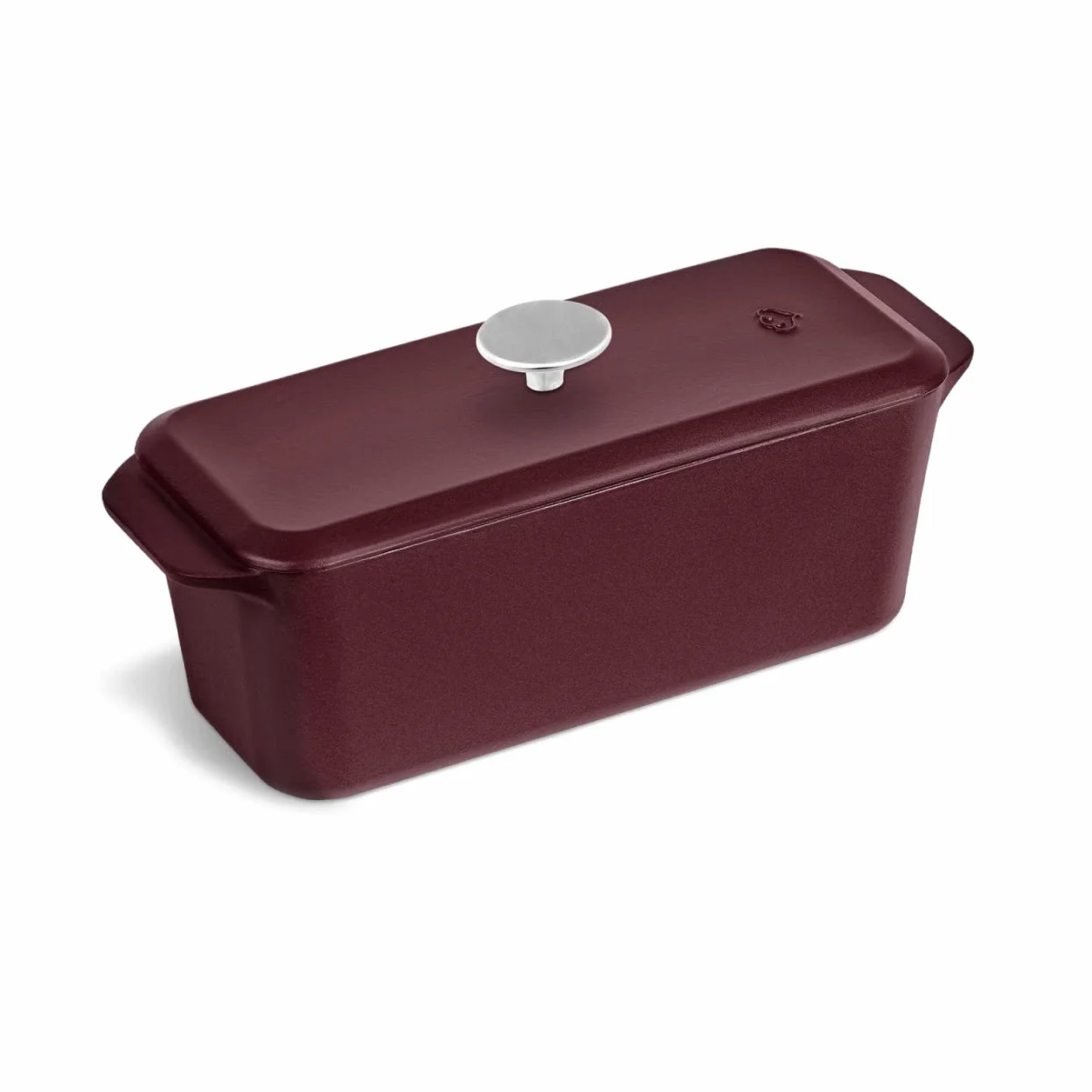 Springlane Kitchen Żeliwna forma do pieczenia chleba z pokrywką, 3 l, emaliowana forma do pieczenia soczystego chleba, pasztetów i zapiekanek, wytrzymała żeliwna brytfanna 33,5 x 13 cm, czerwona