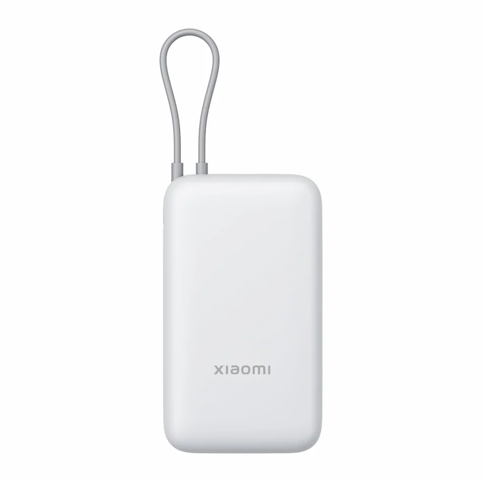 Xiaomi 22,5 W strömbank 20 000 mAh (integrerad kabel) ljusgrå