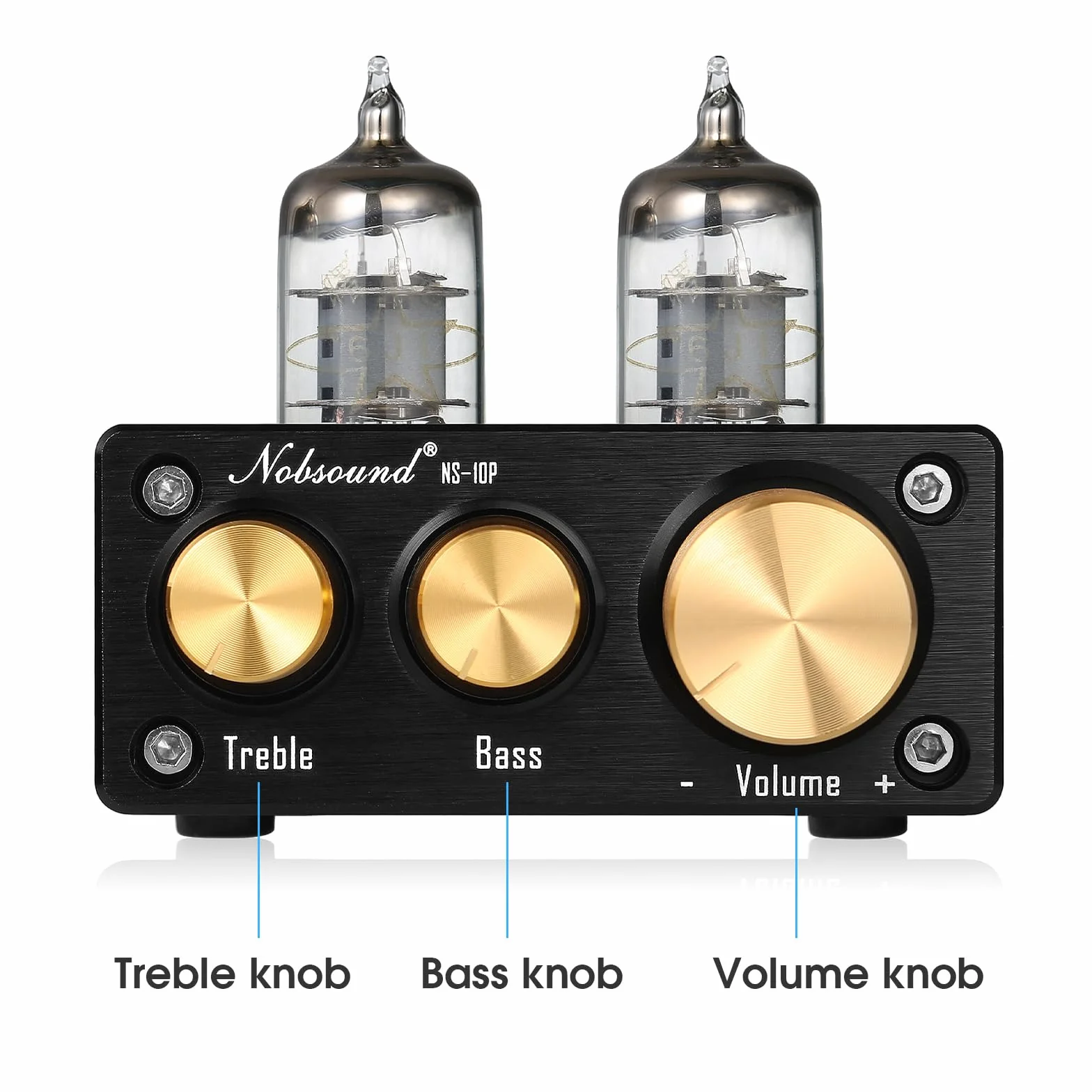 Nobsound NS-10P Mini przedwzmacniacz Valve Tube Preamp Audio Hi-Fi Stereo przedwzmacniacz rurowy z regulacją wysokości basów
