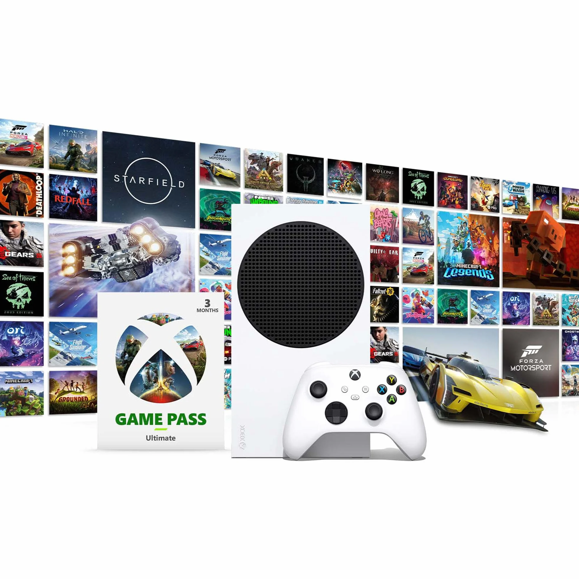 Xbox Series S + 3mies Game Pass Ultimate (UE)