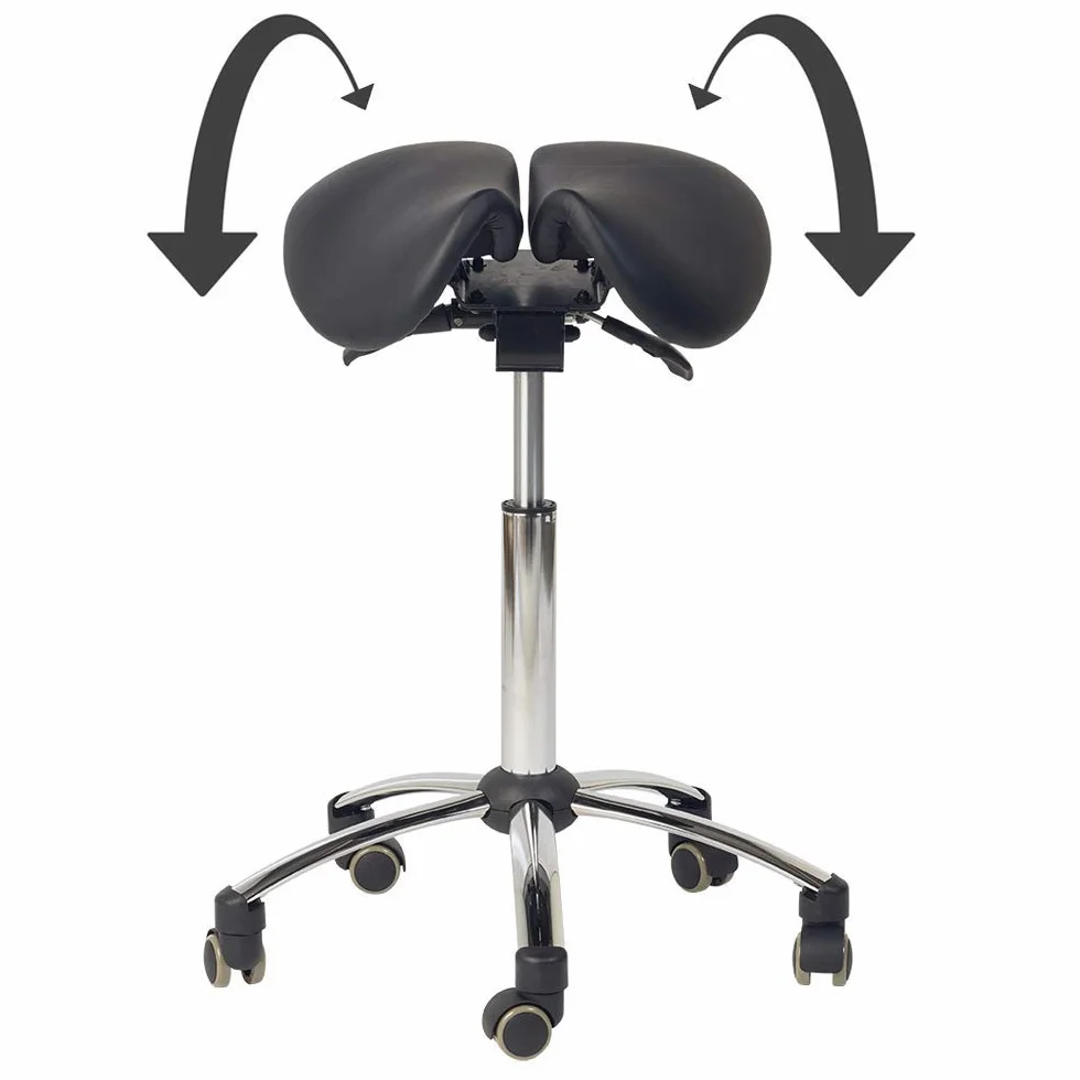 Teqler T-135364schwarz Taboret, Czarny, ‎57.5 x 56 x 24 cm