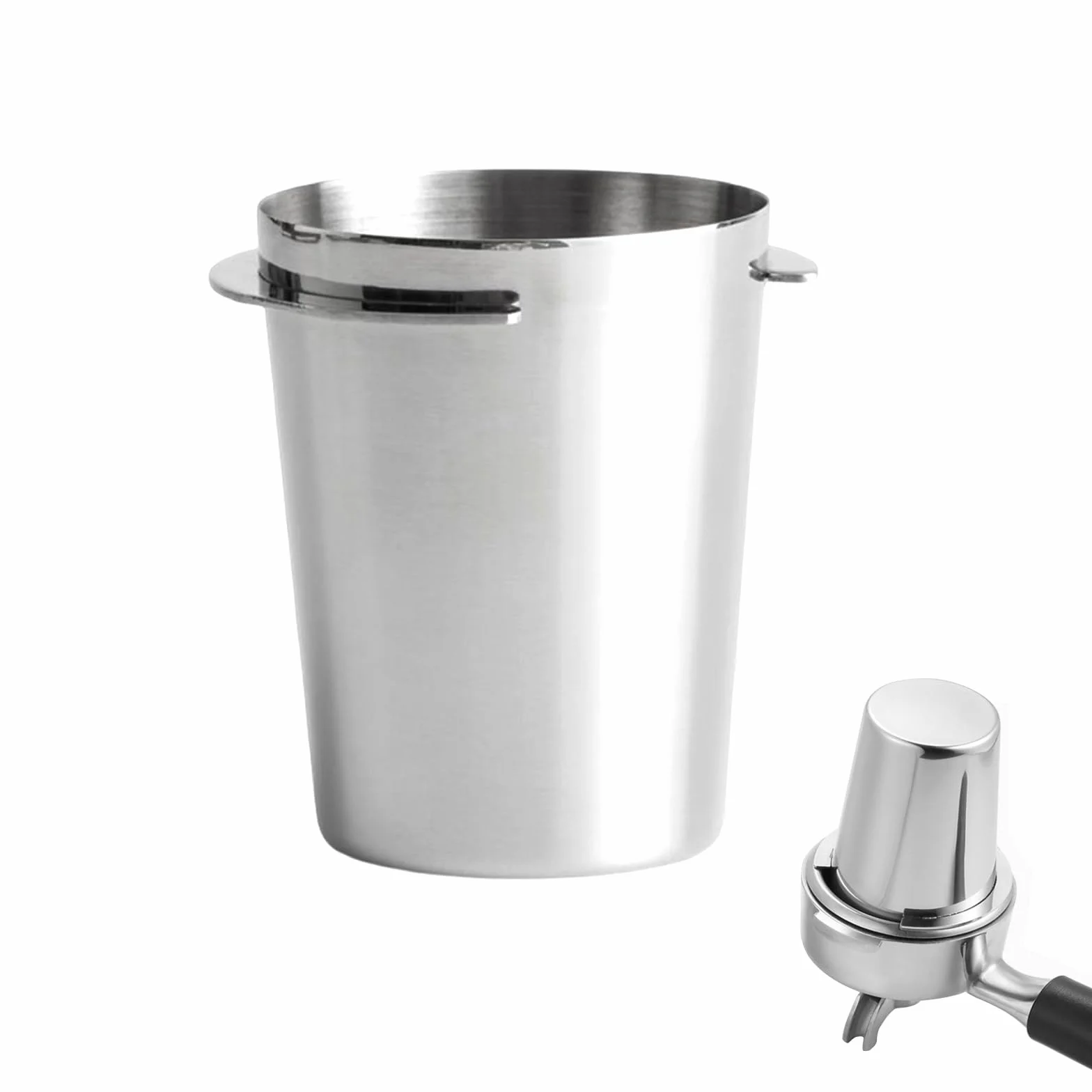Dozownik do kawy 51 mm ze stali nierdzewnej, uchwyt na filtr baristy