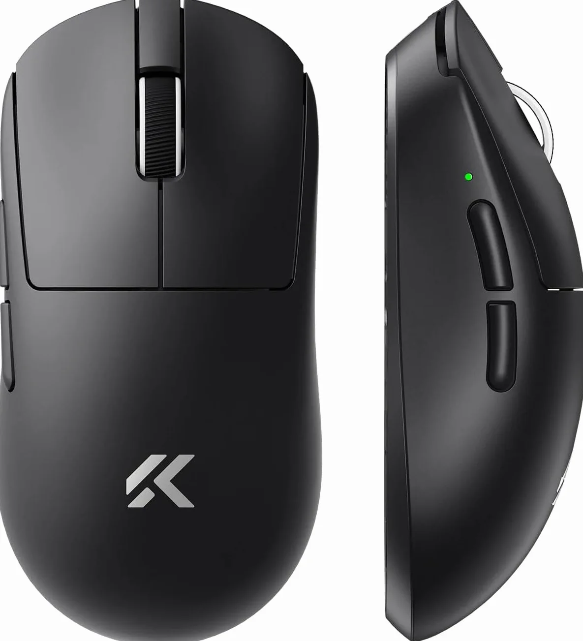 FOXMM x Mysz MCHOSE A7 V2 Pro Superlight 59 g, czujnik 26 000 DPI, regulacja 6 DPI, bardzo szybka wysyłka 8K Hz, bezprzewodowa mysz do gier BT/2,4 GHz/przewodowa, bateria 200 godzin, czarna