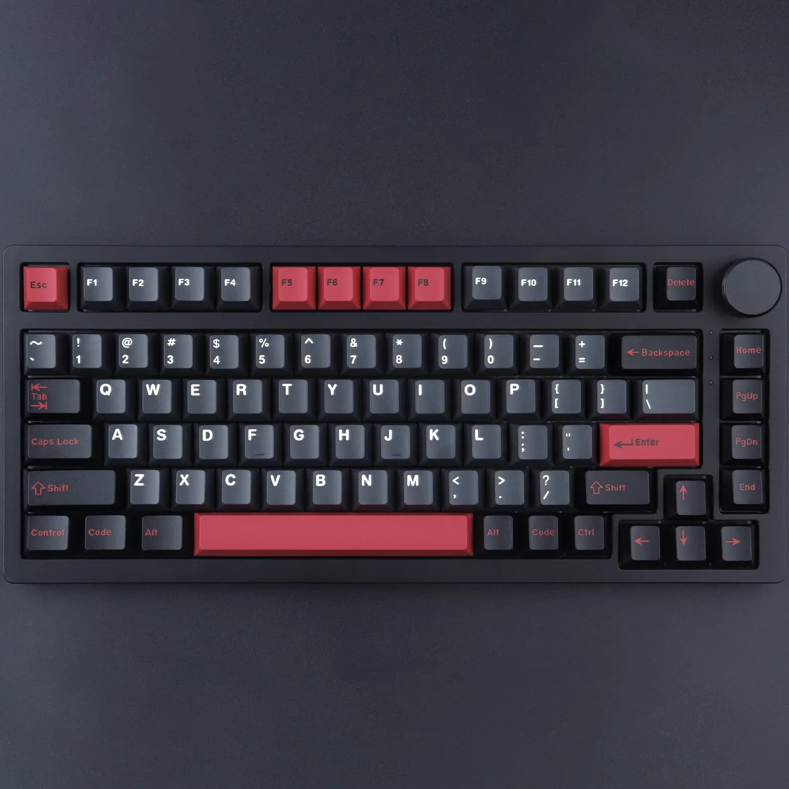 Nasadki klawiszowe Evil Dolch Double Shot, 170 klawiszy, profil Cherry, ABS, nasadki na klawisze do przełączników MX, układ ISO/ANSI, klawiatura mechaniczna