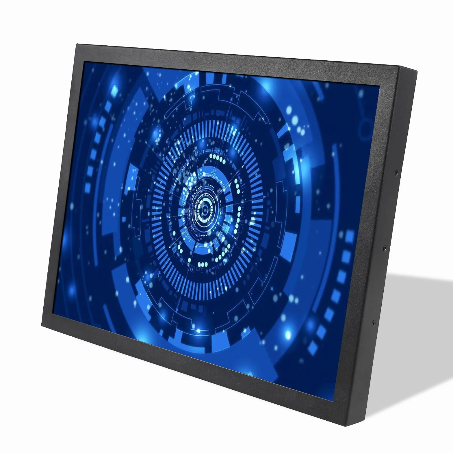 VSDISPLAY Monitor przemysłowy, 15-calowy ekran LCD IPS 1024 x 768 400 nitów z wejściem wideo VGA DVI
