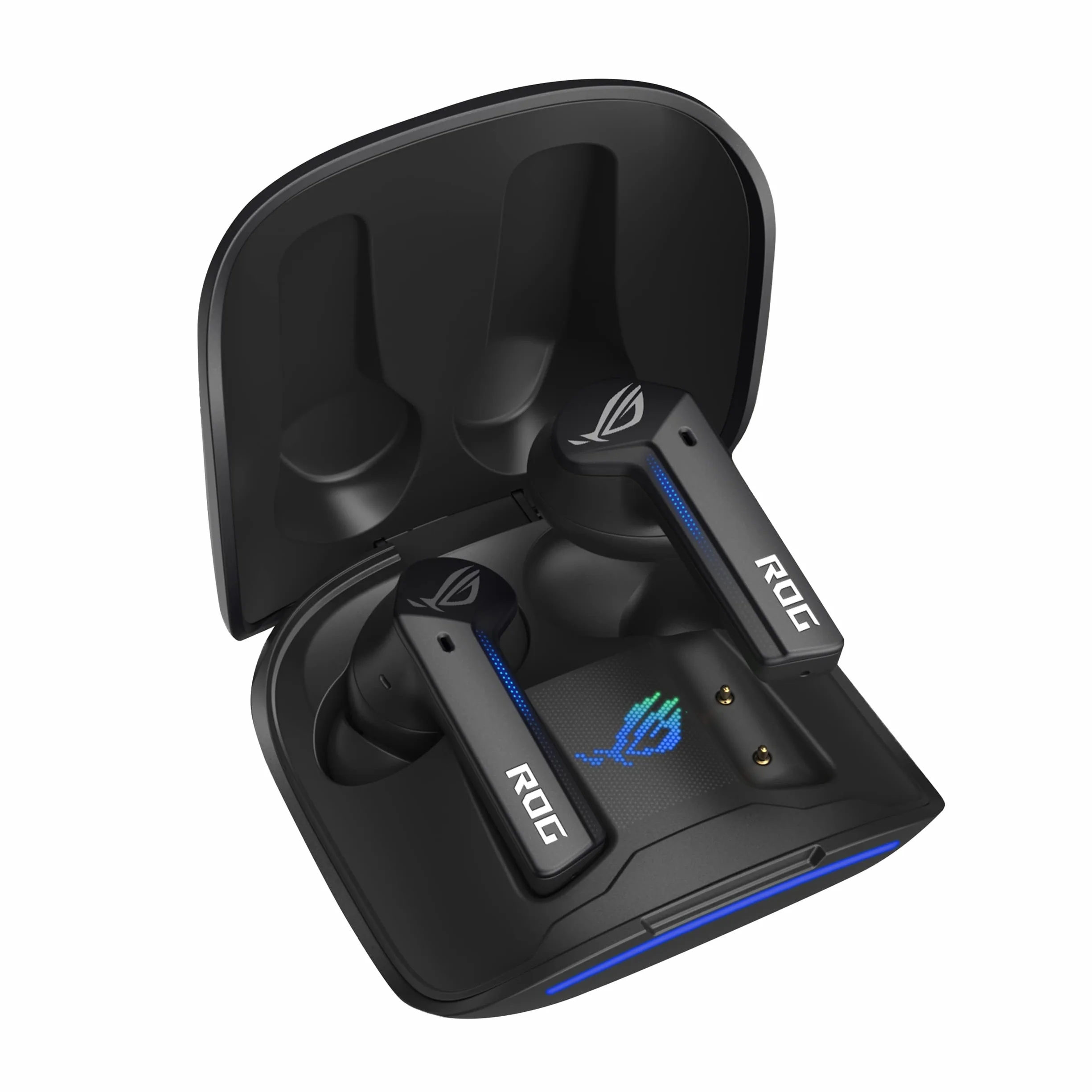 ASUS ROG Cetra True Wireless - bezprzewodowe słuchawki douszne do gier z połączeniem o niskim opóźnieniu, ANC, do 27 godzin baterii dzięki zintegrowanej obudowie ładującej, wodoodporności IPX4.