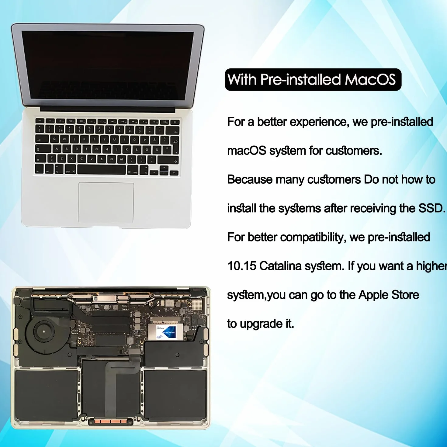 256GB Dysk SSD dla MacBook Pro A1708 PCIe Gen3 x4, Wewnętrznej Aktualizacji Dysku SSD do MacBook Pro A1708 (2016-2017)
