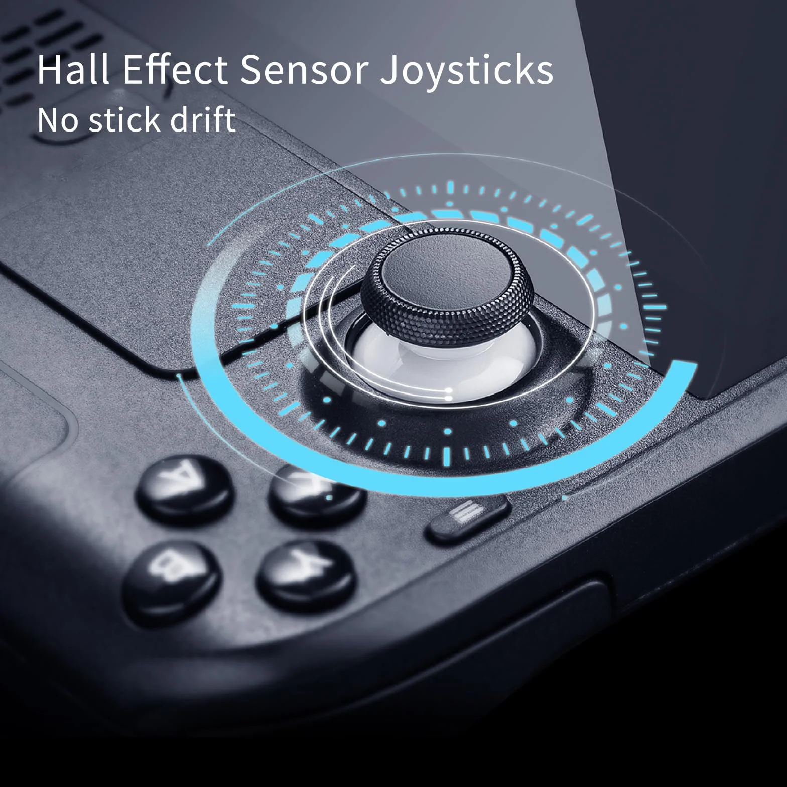 AKNES Joysticki elektromagnetyczne z Czujnikiem Halla do Steam Deck typ A i B, zamienne akcesoria bez lutowania