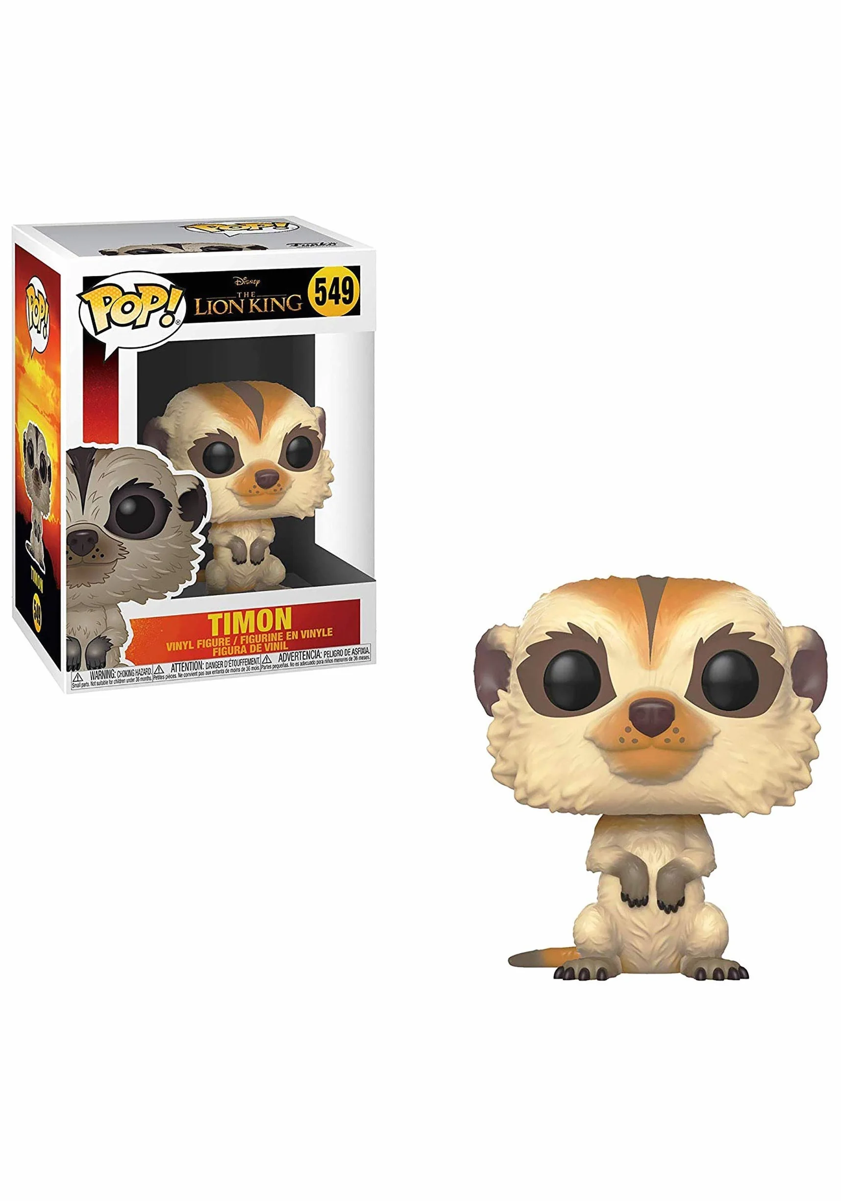 Pop Lion King Live Timon Vinyl Figure