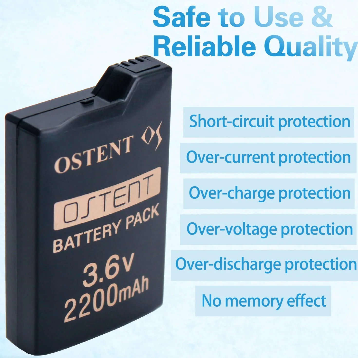 OSTENT 2200mAh 3,6V Li-ion akumulator zamienny dla Sony PSP 1000 PSP-280
