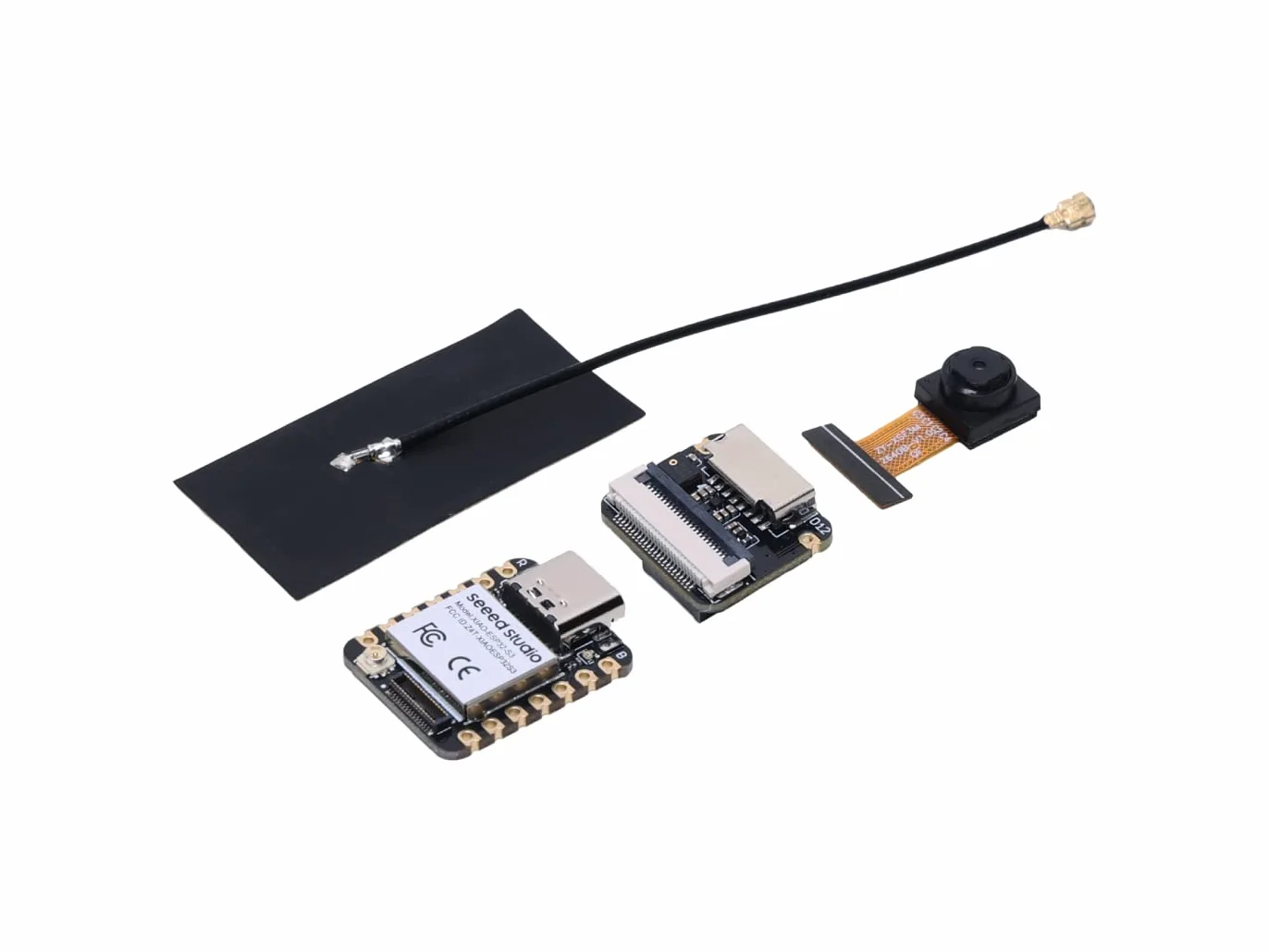 Seeed Studio XIAO ESP32 S3 Sense - 2,4 GHz Wi-Fi, BLE 5.0, czujnik aparatu OV2640, mikrofon cyfrowy, 8 MB PSRAM, 8 MB Flash, obsługa ładowania baterii, bogaty interfejs, IoT, wbudowany ML..
