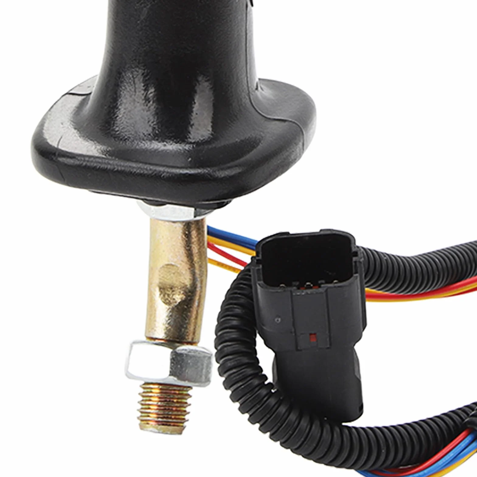 2 szt. Przycisk Uchwyt do Koparki Joystick 3 Przycisk do Koparki Uchwyty Typu Joystick 6 Pin Stop Aluminium do Doosan DH DX150 215 225 300 370-9C