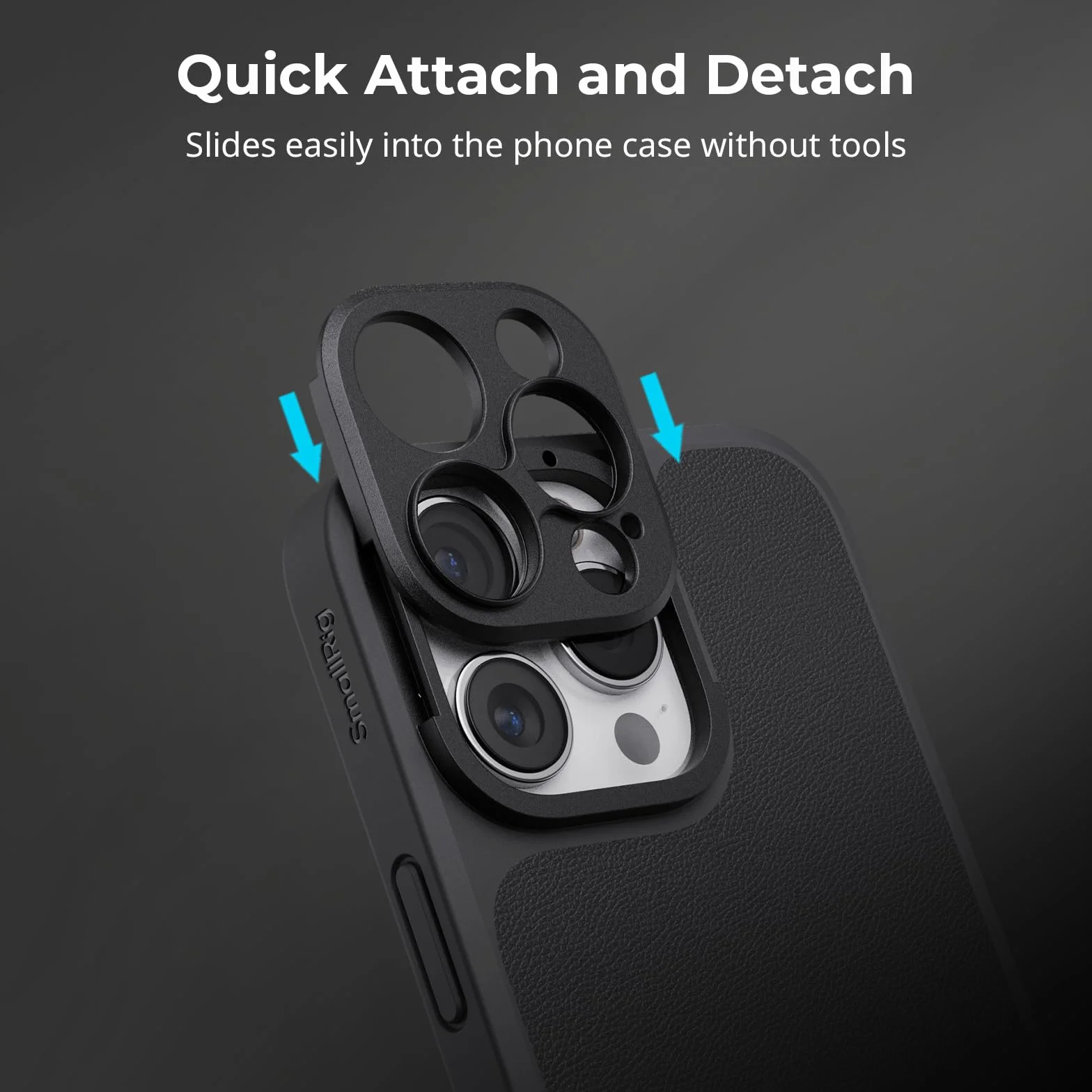 Płytka montażowa obiektywu z gwintem SMALLRIG FilMov 17 mm do klatki iPhone'a serii 16, tylna ścianka obiektywu tylko do klatki SmallRig Phone Cage serii 16-4992