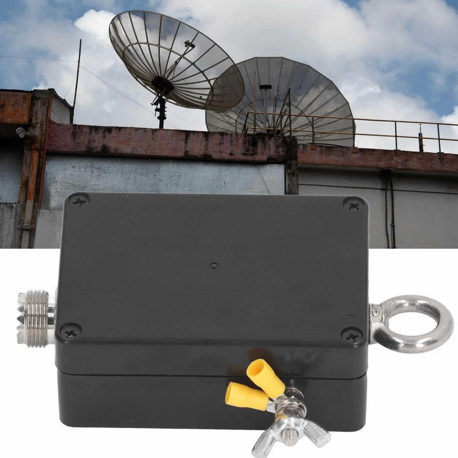 Balun 49:1, Balun Antenowy Krótkofalowy PEP 100 W, Balun Antenowy z Zasilaniem Końcowym z żeńskim Złączem BNC, łatwy do Ustawienia Barron