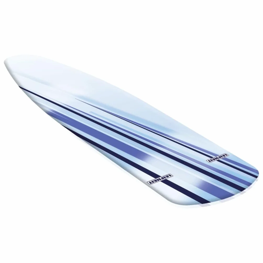 Leifheit Air Active średnio wyściełana osłona na deskę do prasowania, zastępcze pokrowce na deskę do prasowania, 118 x 38 cm, Blue Flow, Air Active