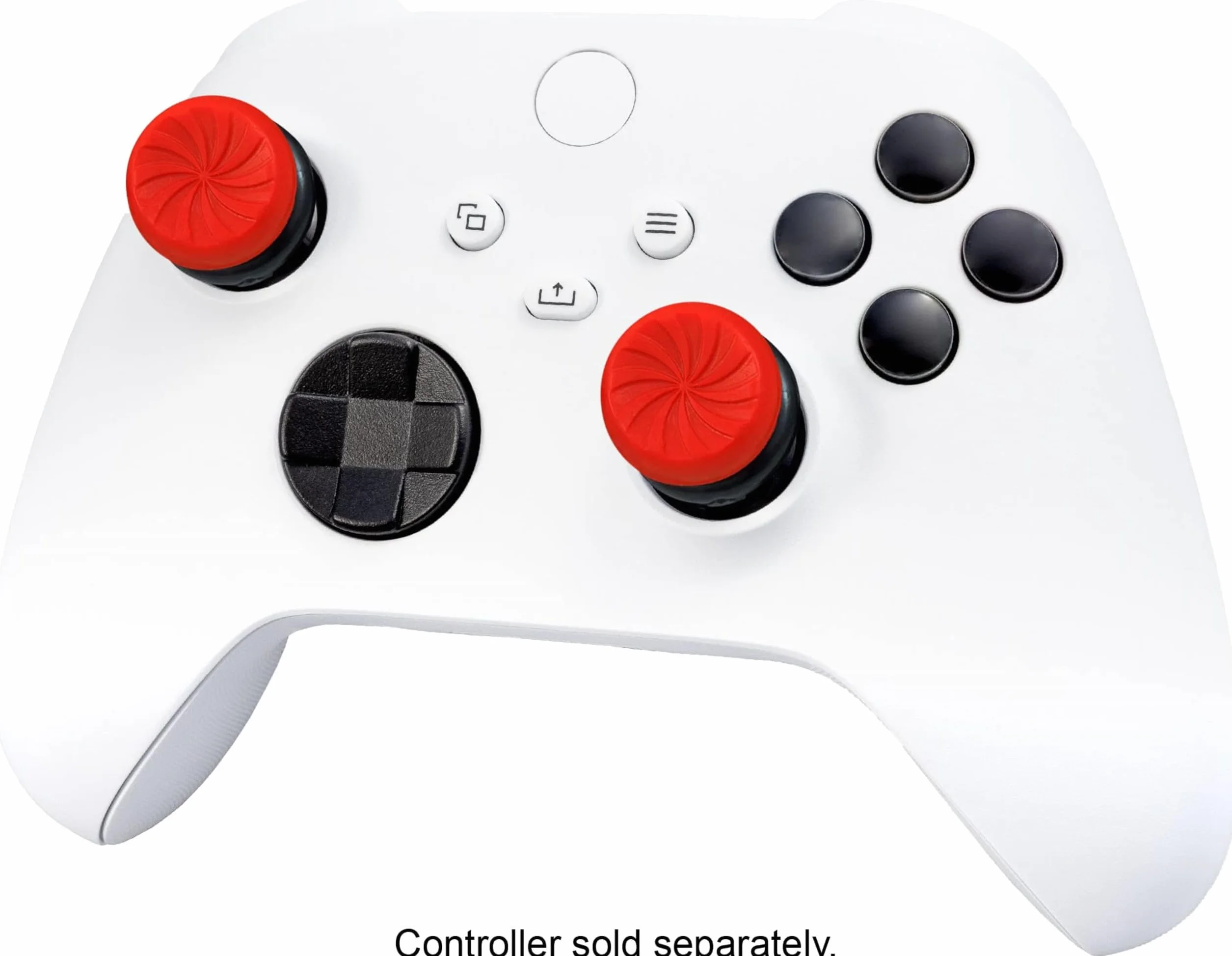 KontrolFreek FPS Freek Inferno do kontrolera Xbox One i Xbox Series X, wydajność, 2 wklęsłe wysokie, czerwone