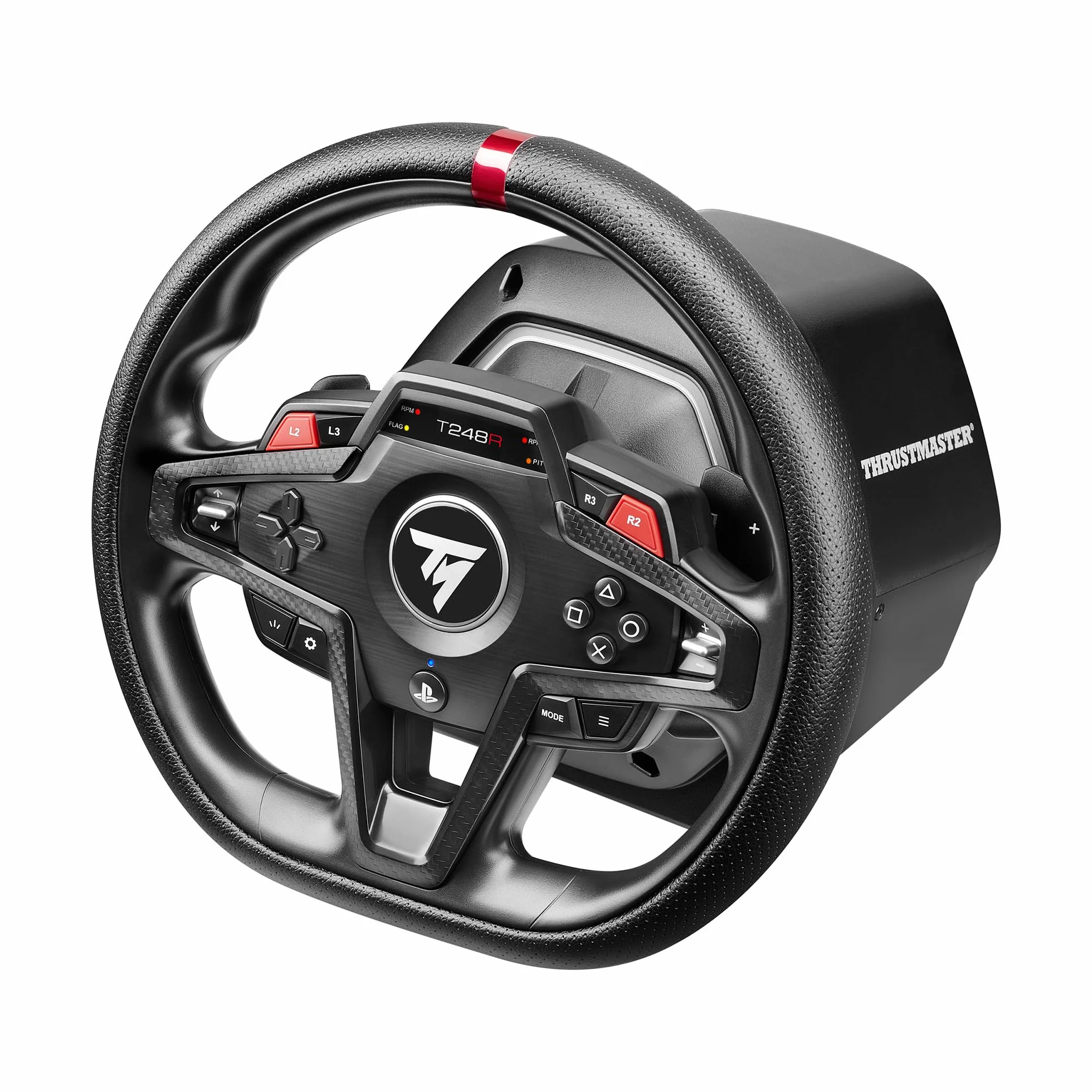 Thrustmaster T248R, Kierownica Wyścigowa z Siłowym Sprzężeniem Zwrotnym 3.1 Nm i Zestaw Pedałów, Dla PS5, PS4 i PC