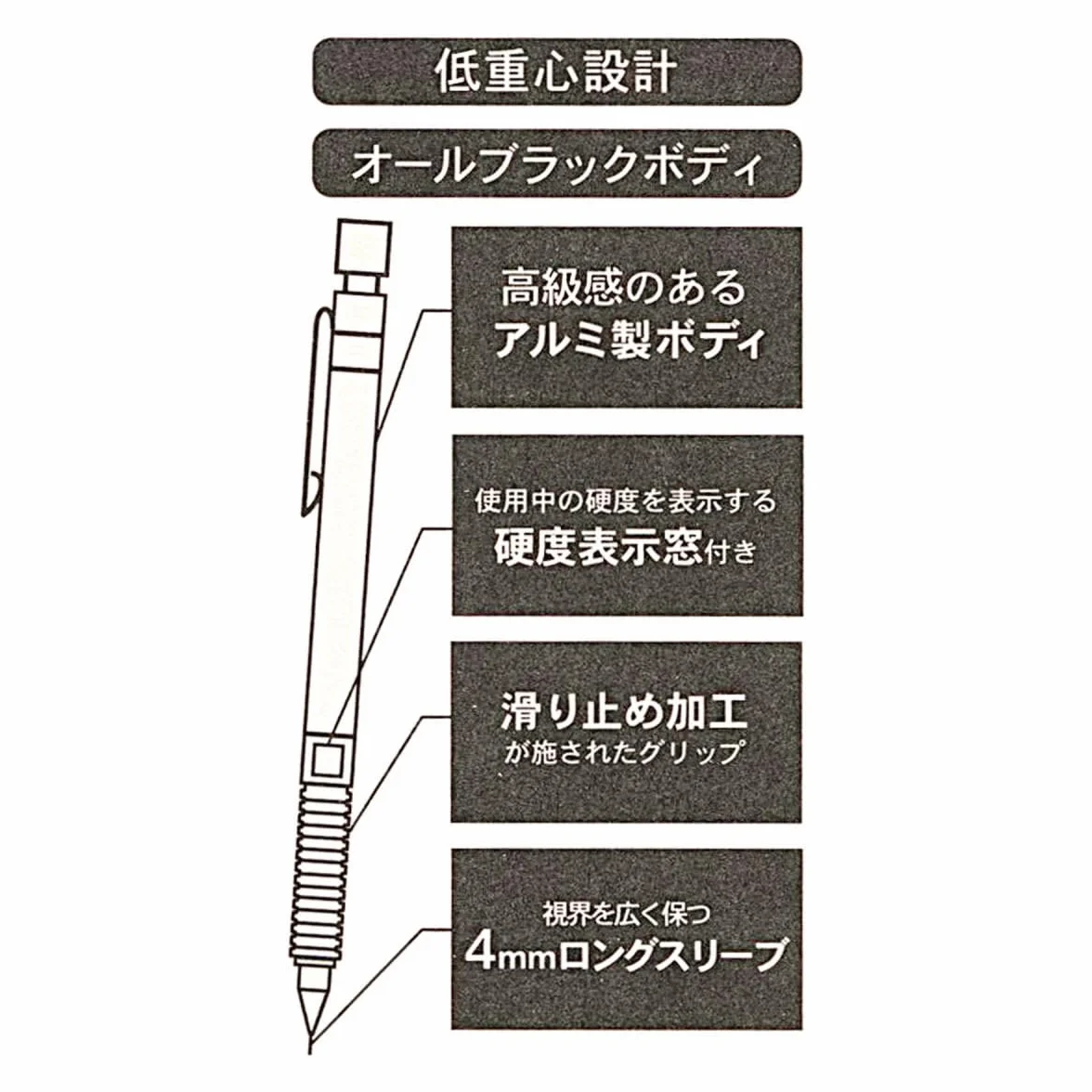 STAEDTLER All Black Mechanical Pencil 925 35-05B 0,5 mm