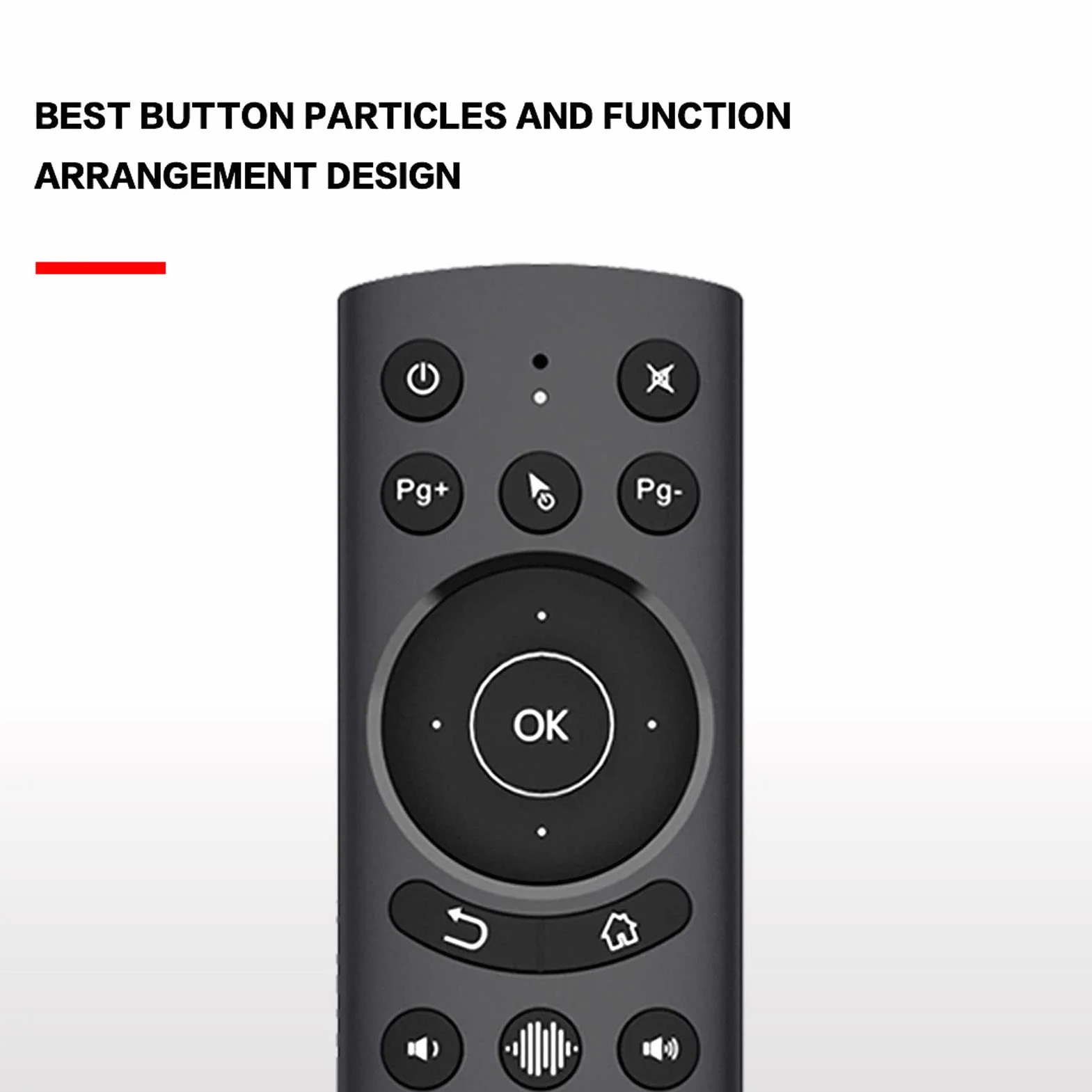 G20S Pro Voice Air Remote, Nauka IR, Bezprzewodowa Klawiatura z Podświetleniem USB z żyroskopem do TV Box, PC, Smart TV, Protector, HTPC Itp.(G20S PRO)
