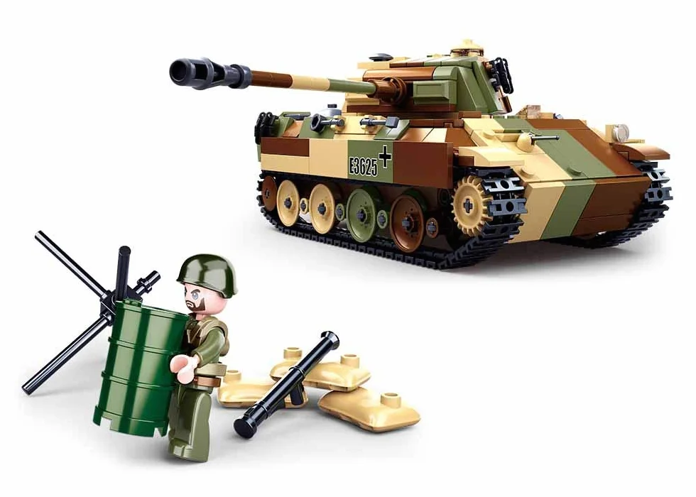 Sluban M38-B0859 Średni Czołg 2w1