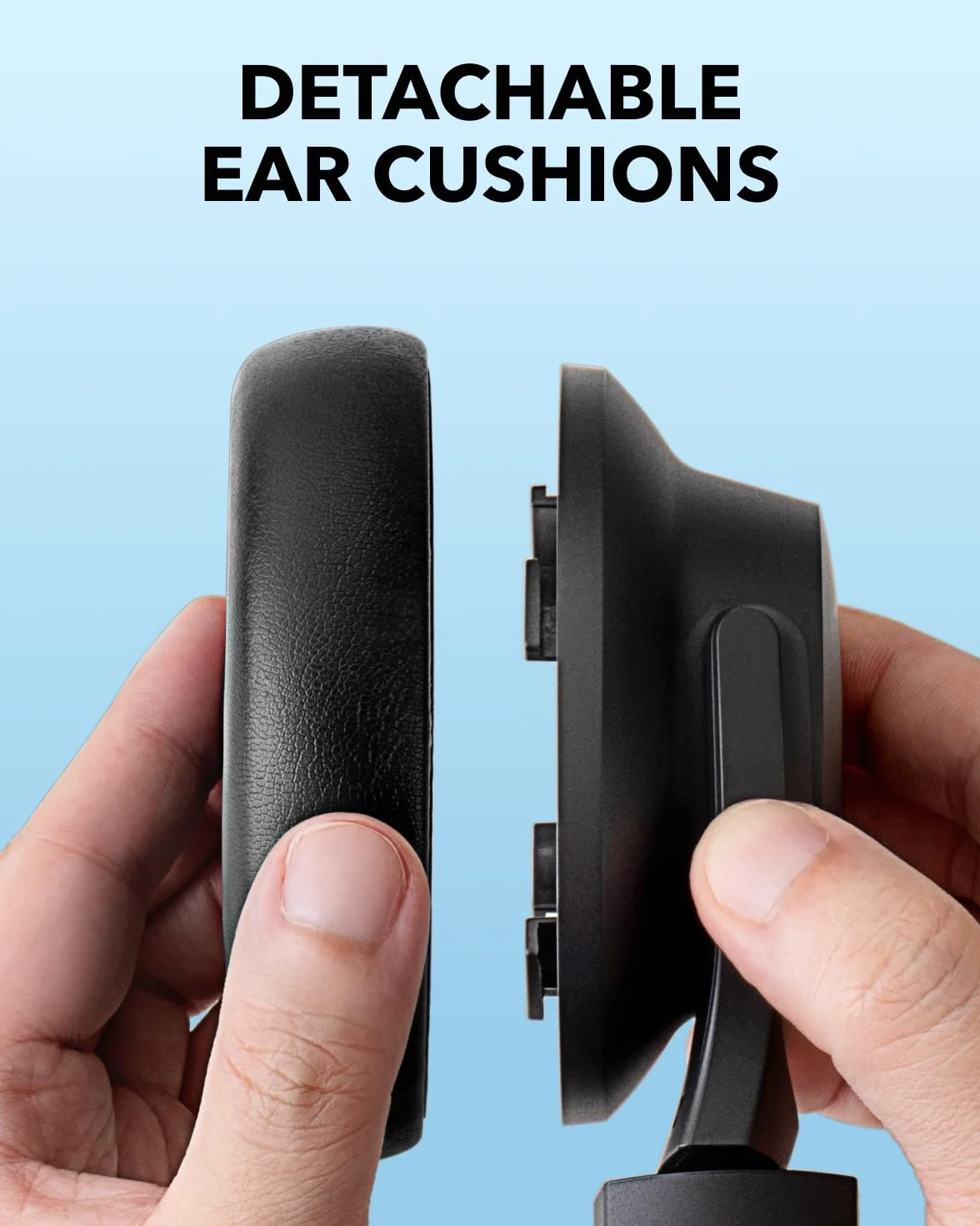 soundcore Bezprzewodowe nauszne słuchawki Bluetooth Anker Q11i(odnowiona), głębokie basy, 60 godzin odtwarzania, dźwięk wysokiej rozdzielczości, zdejmowane nauszniki, połączenie wielopunktowe