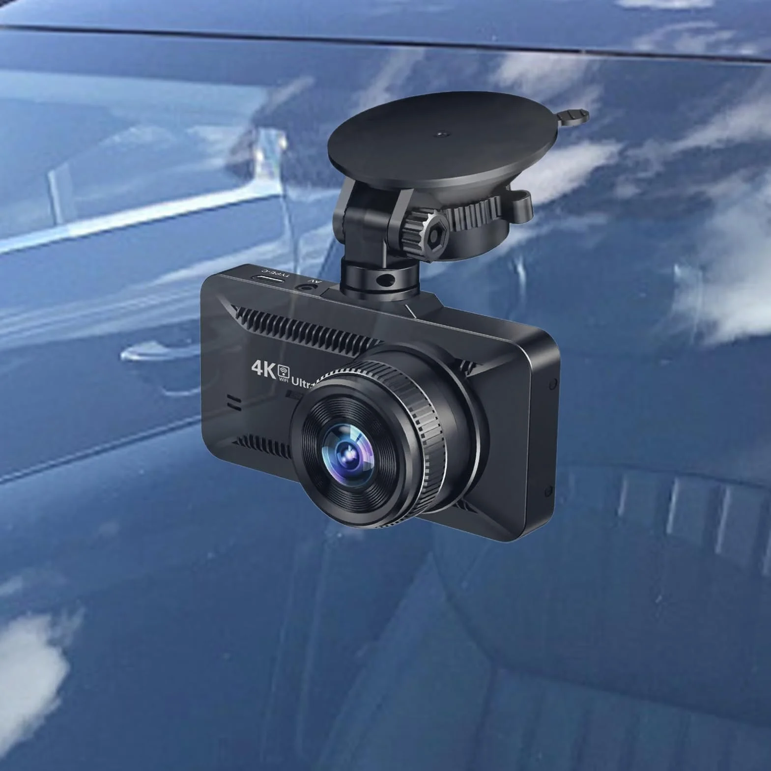Bezprzewodowa kamera samochodowa, 4K, noktowizor, bezprzewodowy rejestrator, kamera do nagrywania 1080p, przednia i tylna, do samochodu, ciężarówki, parkingu, nagrywania, bezpieczeństwa, podróży