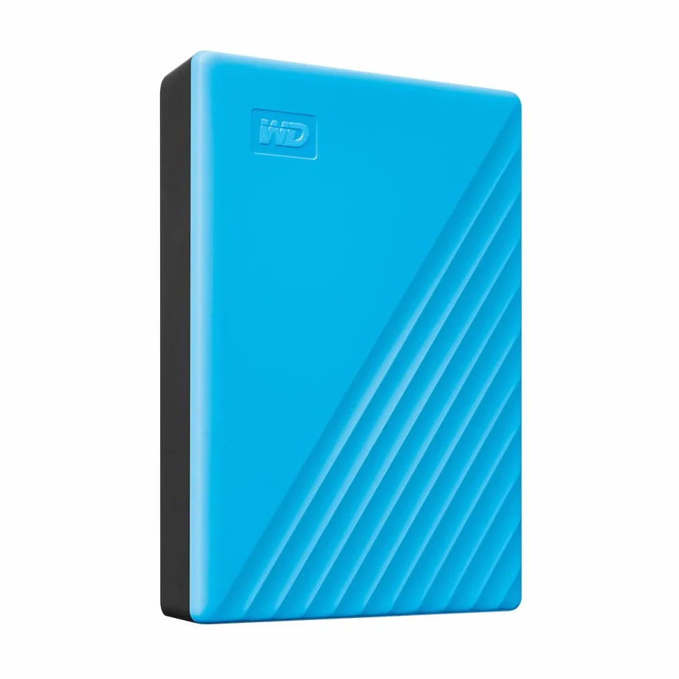 WD 4 TB My Passport Portable HDD USB 3.0 with software for device management, backup and password protection - Blue - Works with PC, Xbox and PS4