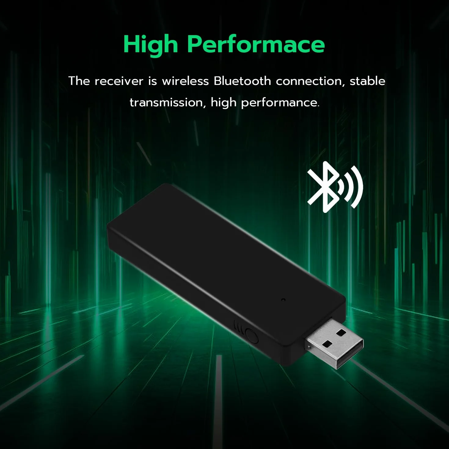 Mcbazel Bezprzewodowy adapter kontrolera gier Xbox dla Windows PC kompatybilny z Xbox One/Series S