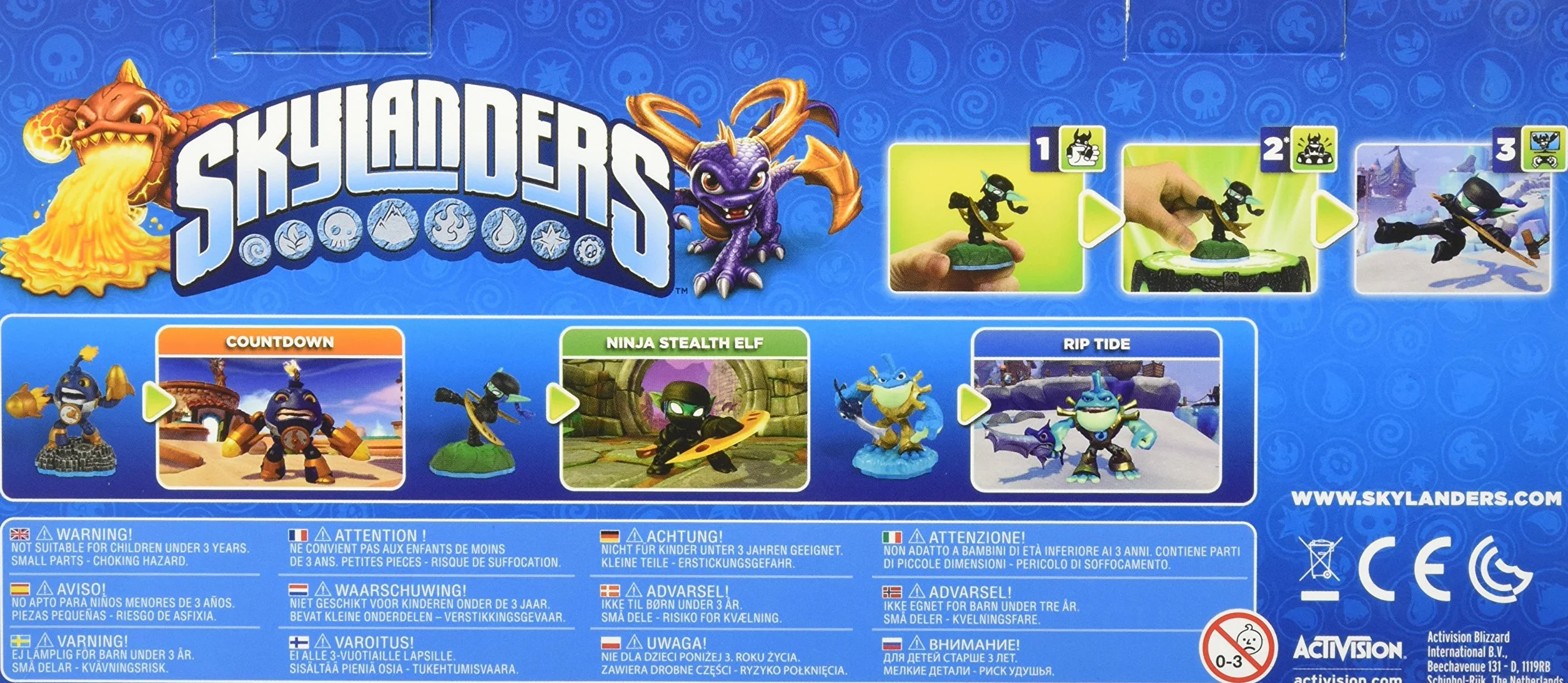 Skylanders Imaginators - Champions Combo Pack (odliczanie, Stealth Elf, Rip Tide)