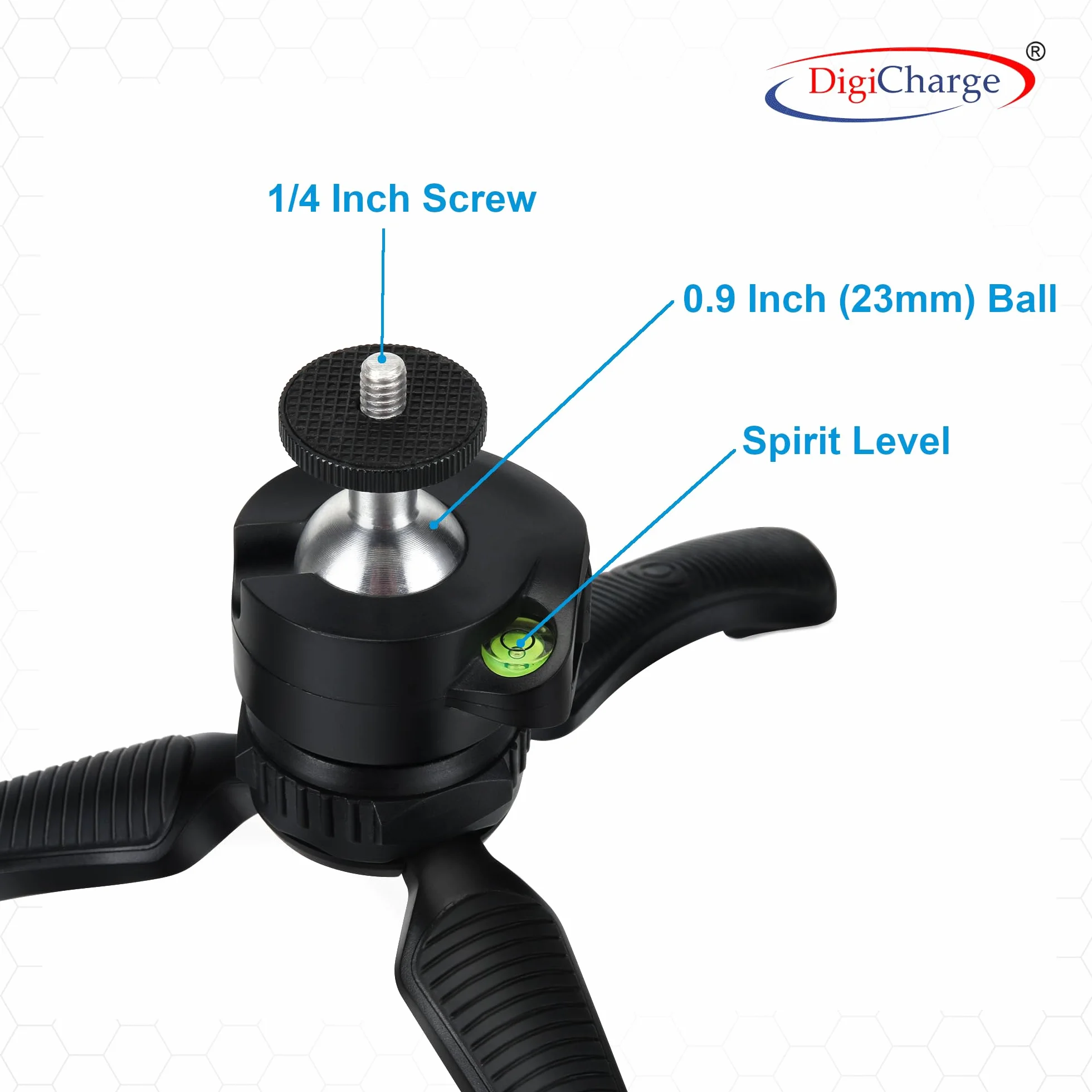 Digicharge Mini statyw do aparatu kompatybilny z aparatami cyfrowymi i DSLR Gorilla Tri Pod Mount Stand
