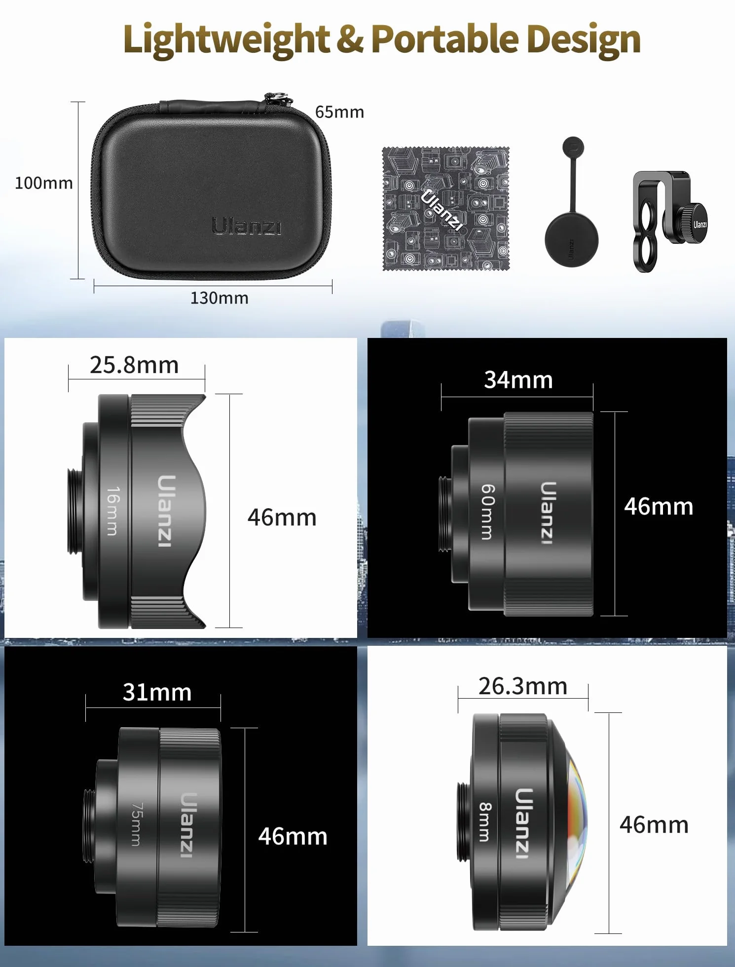 ULANZI CL-003 Telefon Makro Len