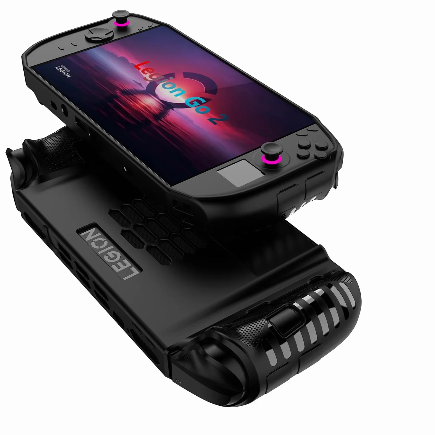 Etui na Lenovo Legion Go 2, Ultracienkie Miękkie TPU Etui z Podpórką, Shockproof Ochronne Kickstand Case dla Lenovo Legion Go 2-Czarny