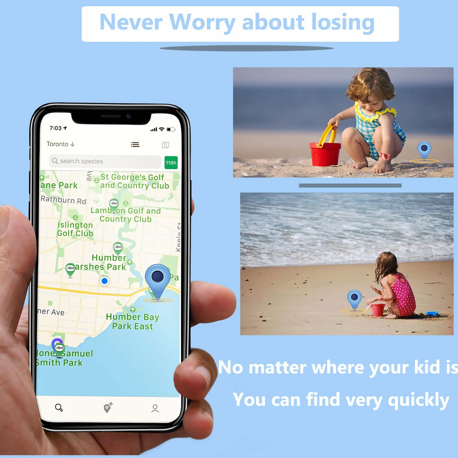 Bransoletka dziecięca z Airtag, akcesorium Apple Airtag, ochrona przed zarysowaniami GPS, pasek Airtag Scratch dla dzieci lub dorosłych (tęczowy)