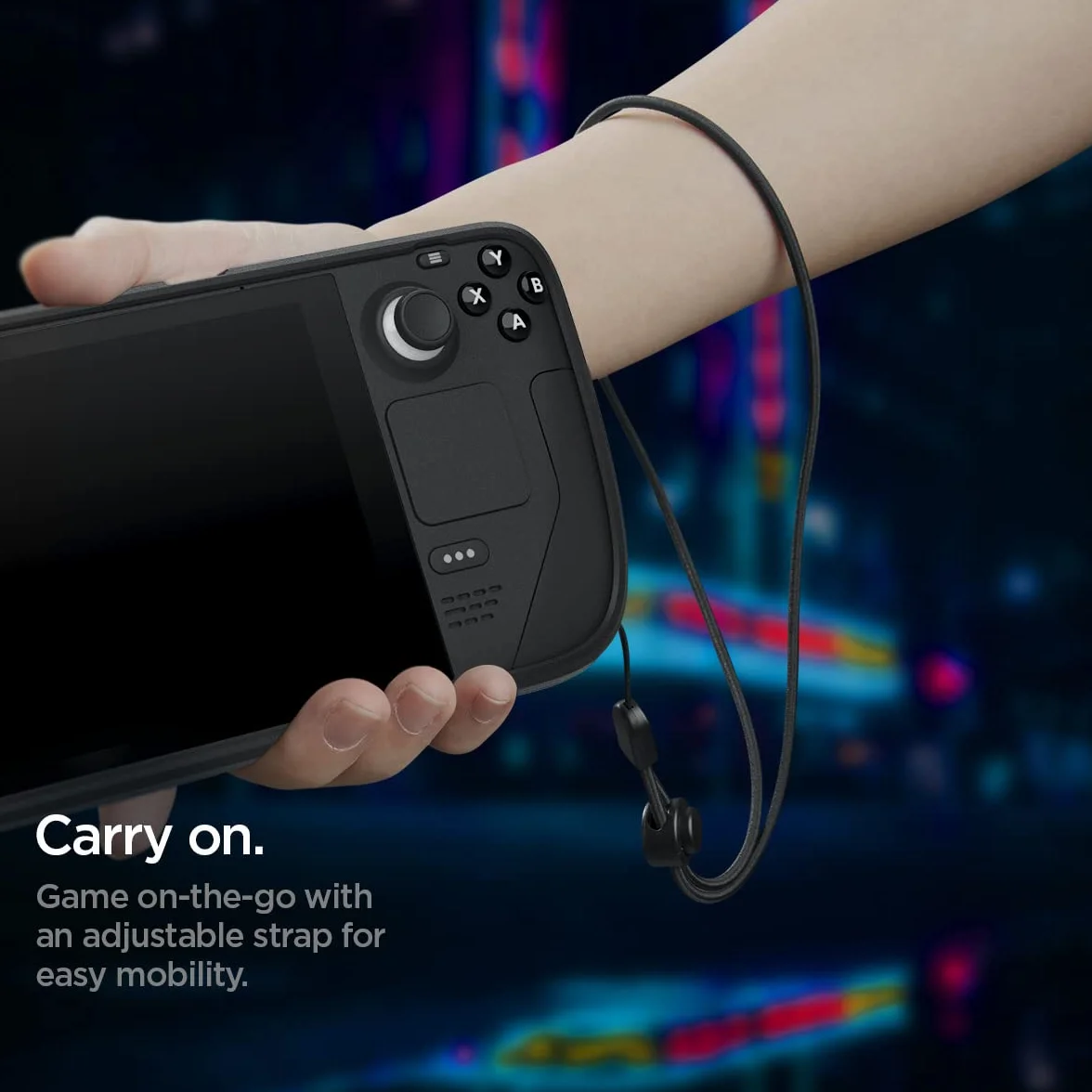 Spigen Etui Pancerne Kompatybilne z Steam Deck LCD (2022) / Steam Deck OLED (2023) - Czarny Matowy