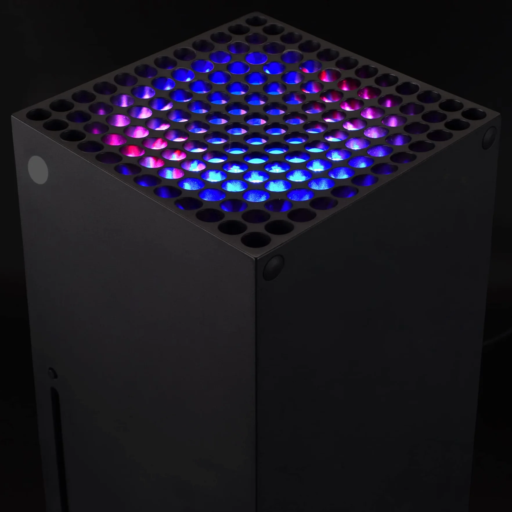 eXtremeRate PlayVital RGB LED Kit do Xbox Series X, 7 Kolorów 29 Efektów, Elastyczne Taśmy Świetlne Zestaw z IR Remote