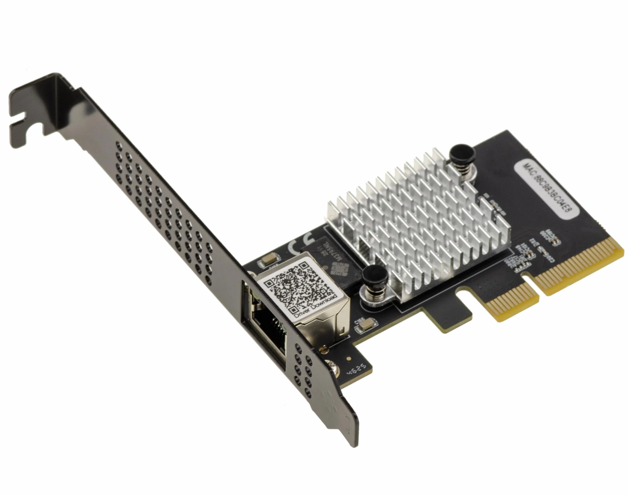 KALEA-INFORMATIQUE Karta kontrolera sieciowego PCIe x4 Gen 4.0 10 Gigabit Ethernet, kompatybilna z 1G, 2.5G, 5G, 10G, złącze RJ45, chipset Realtek RTL8127, kompatybilna wstecznie z Gen 3.0