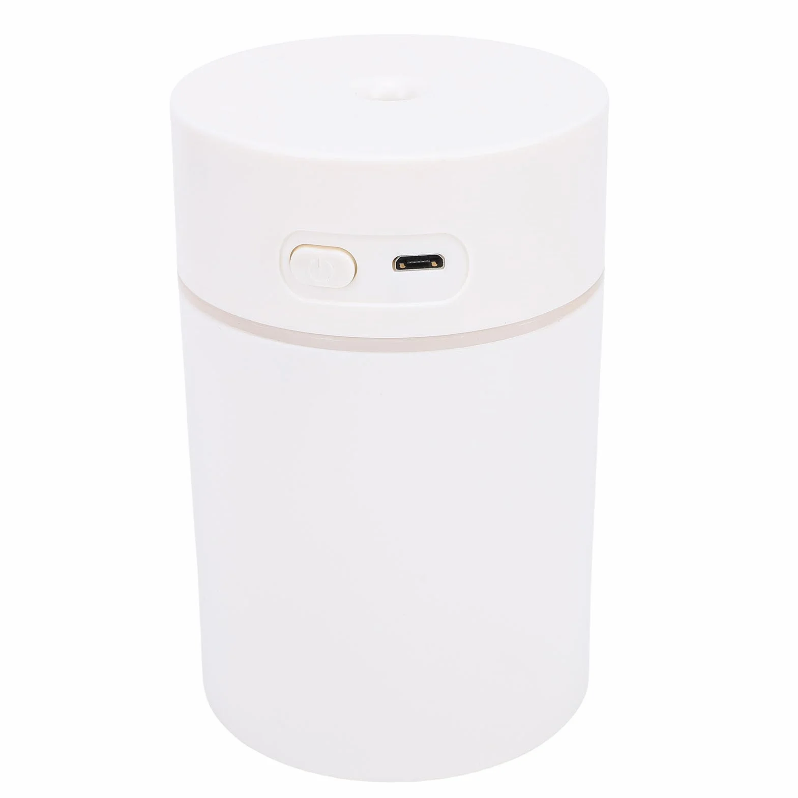 Cryfokt Nawilżacz Zasilany Przez USB o Pojemności 300 Ml, ze światłem, Dwoma Trybami Natrysku, Kompaktowy Nawilżacz USB do Samochodu Biurowego w Sypialni (WHITE)