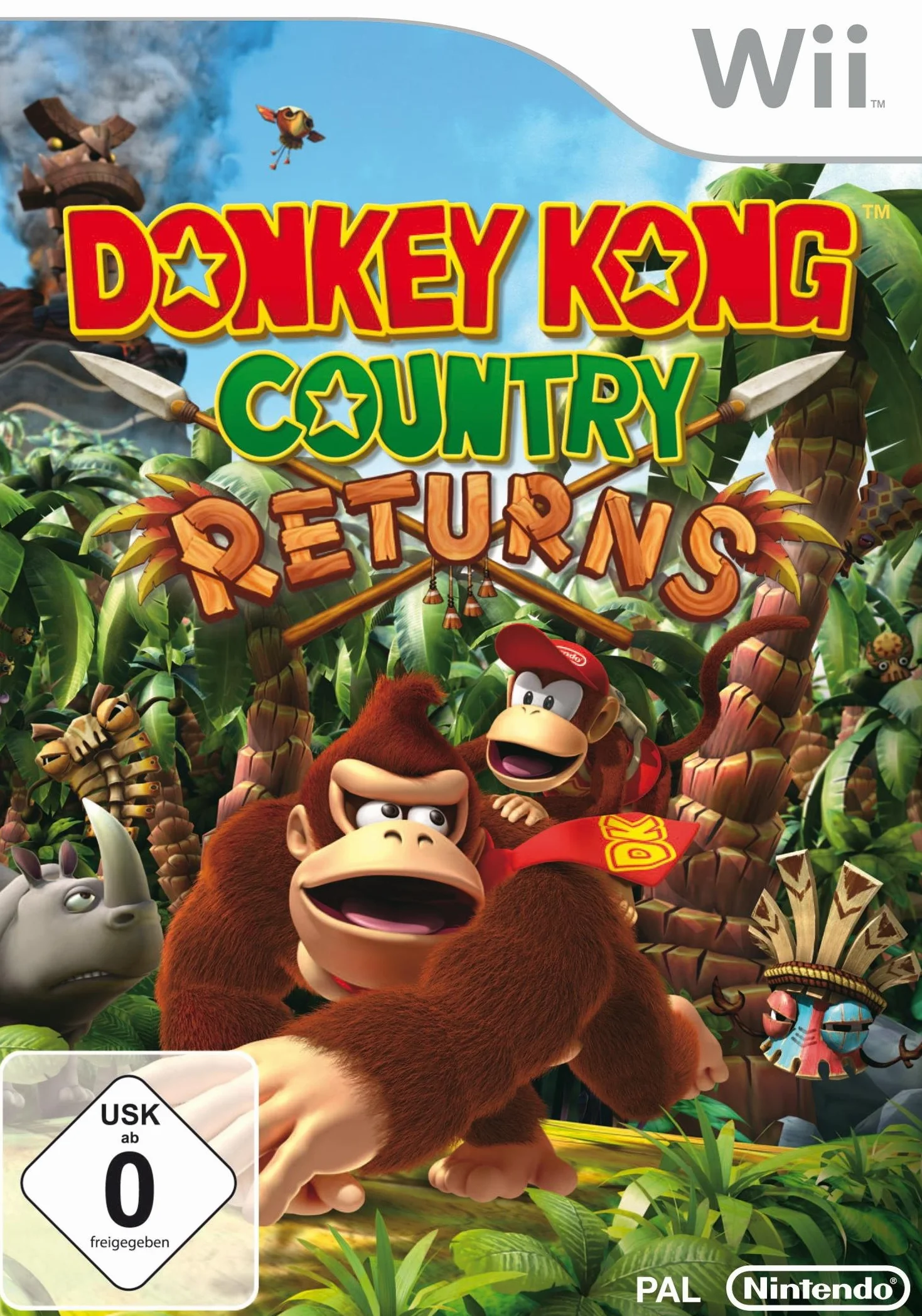 Wii Donkey Kong Country Returns: (ohne Altersangabe)