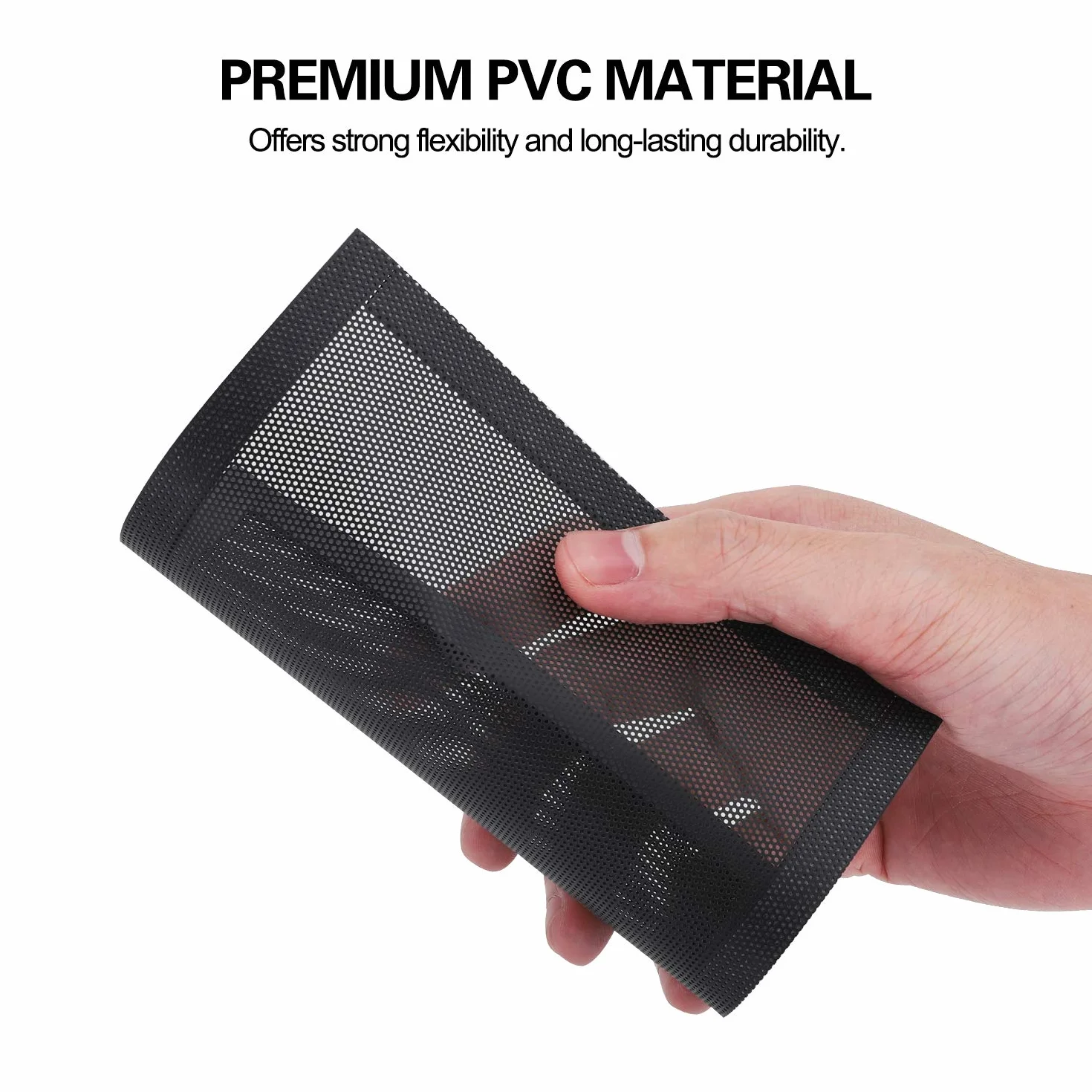 MoKo 120 mm PCW PC wentylator chłodzący filtr przeciwpyłowy, 4 sztuki, ramka magnetyczna, wentylator PC, ochrona przed kurzem, kratka ochronna do komputera, ochrona przed kurzem, kratka wentylatora