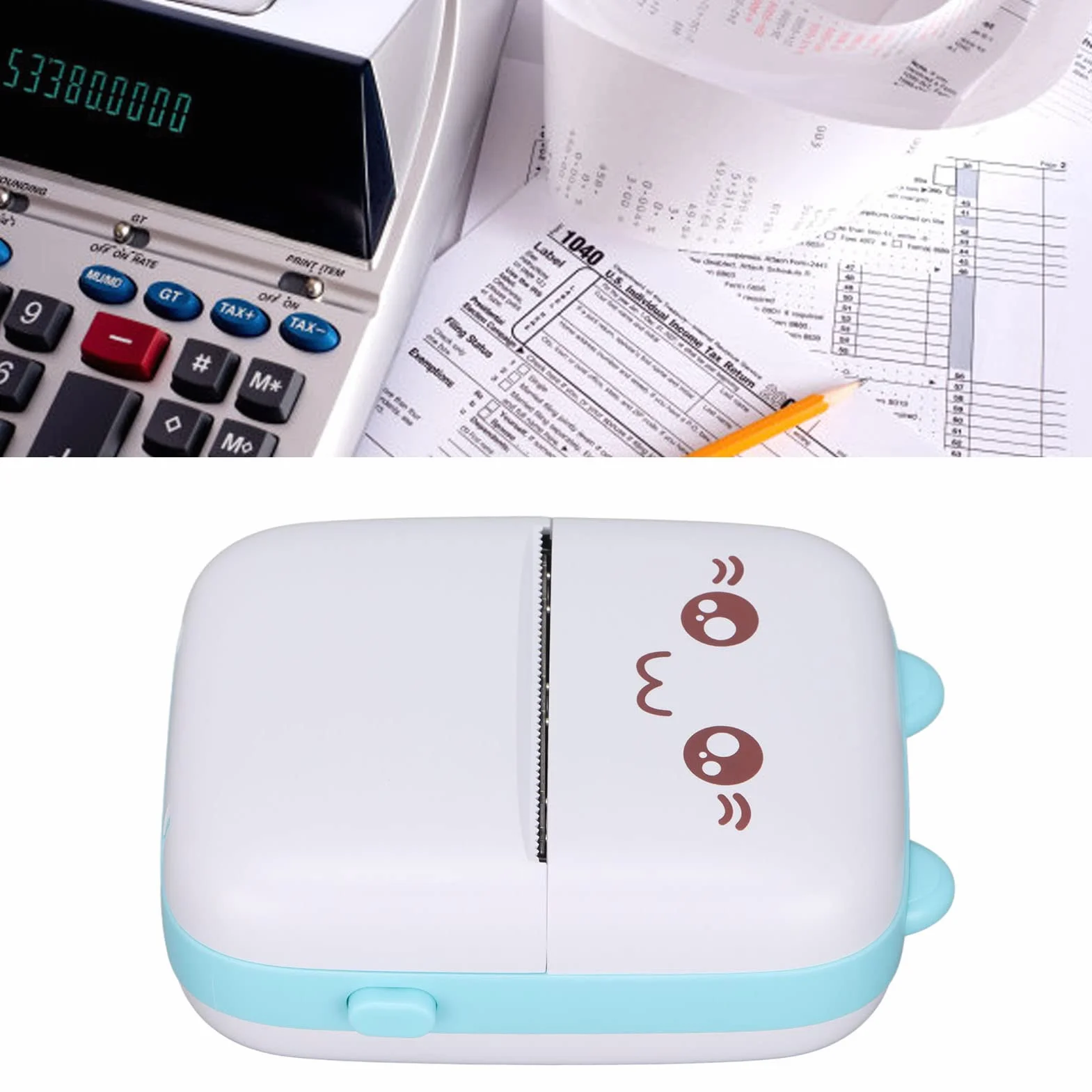Przenośna Mini Drukarka C9, Druk na Papierze Termicznym 57x30mm, Bez Drukowania Atramentowego, Bezprzewodowa Drukarka Bluetooth 200DPI, Dostarczana z Nożem, dla
