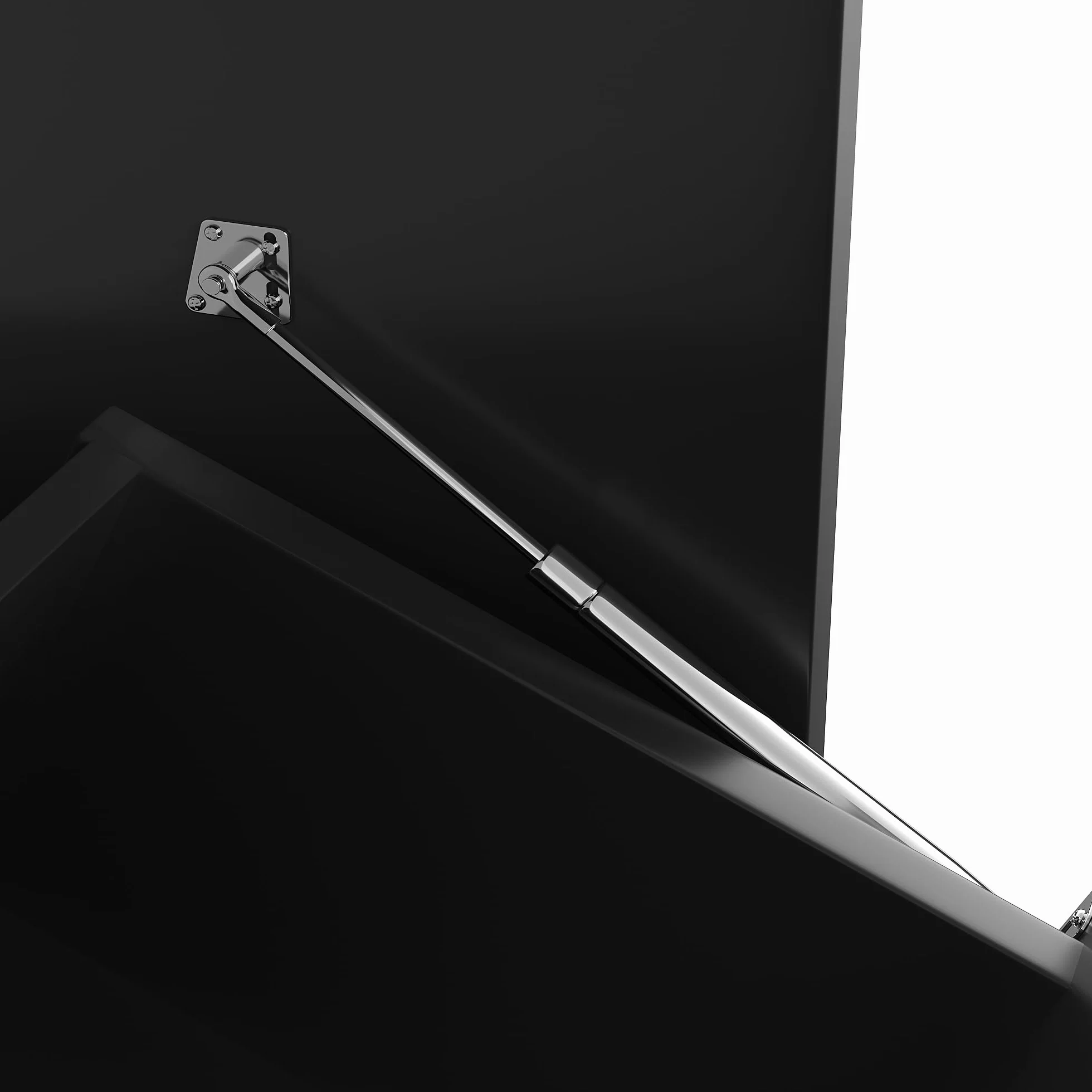 Wyspa kuchenna na kółkach 120x50x92 cm z komorą na śmieci 2 drzwiami 3 szufladami